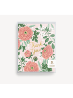 Linden Paper Co Thank You Ranunculus 8 Cards Box Set
