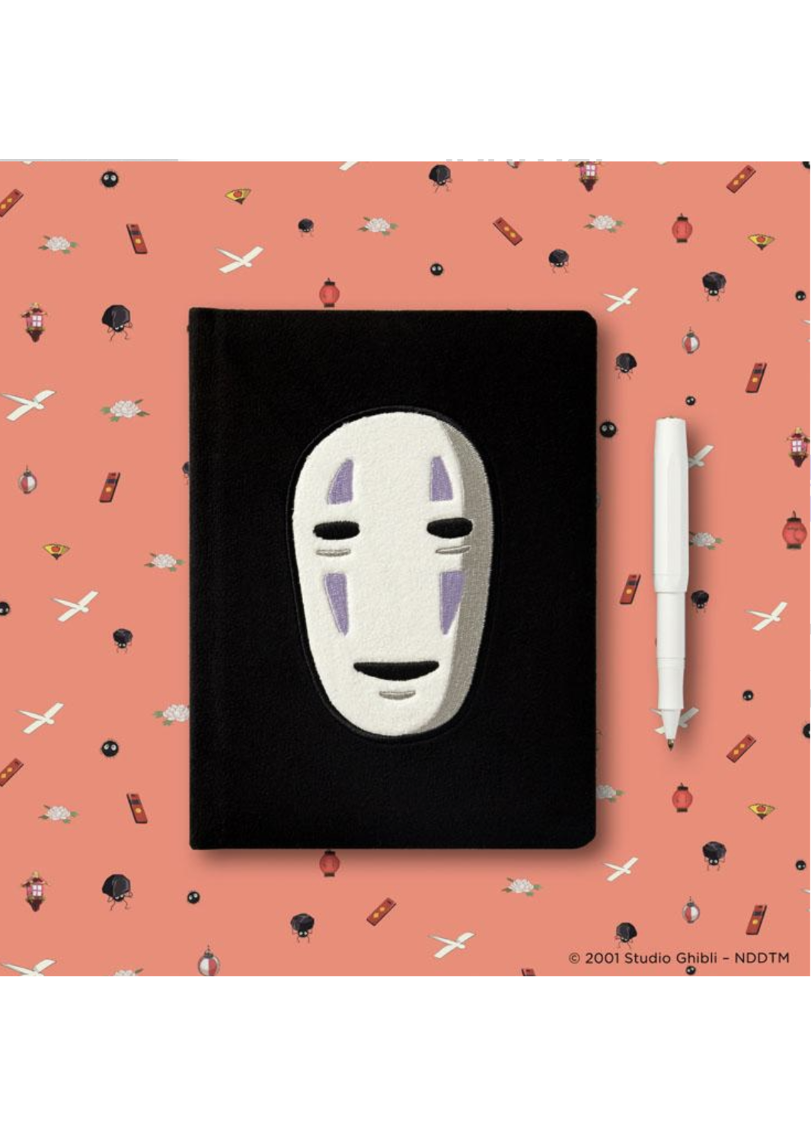 Chronicle Books Spirited Away No Face Plush Journal