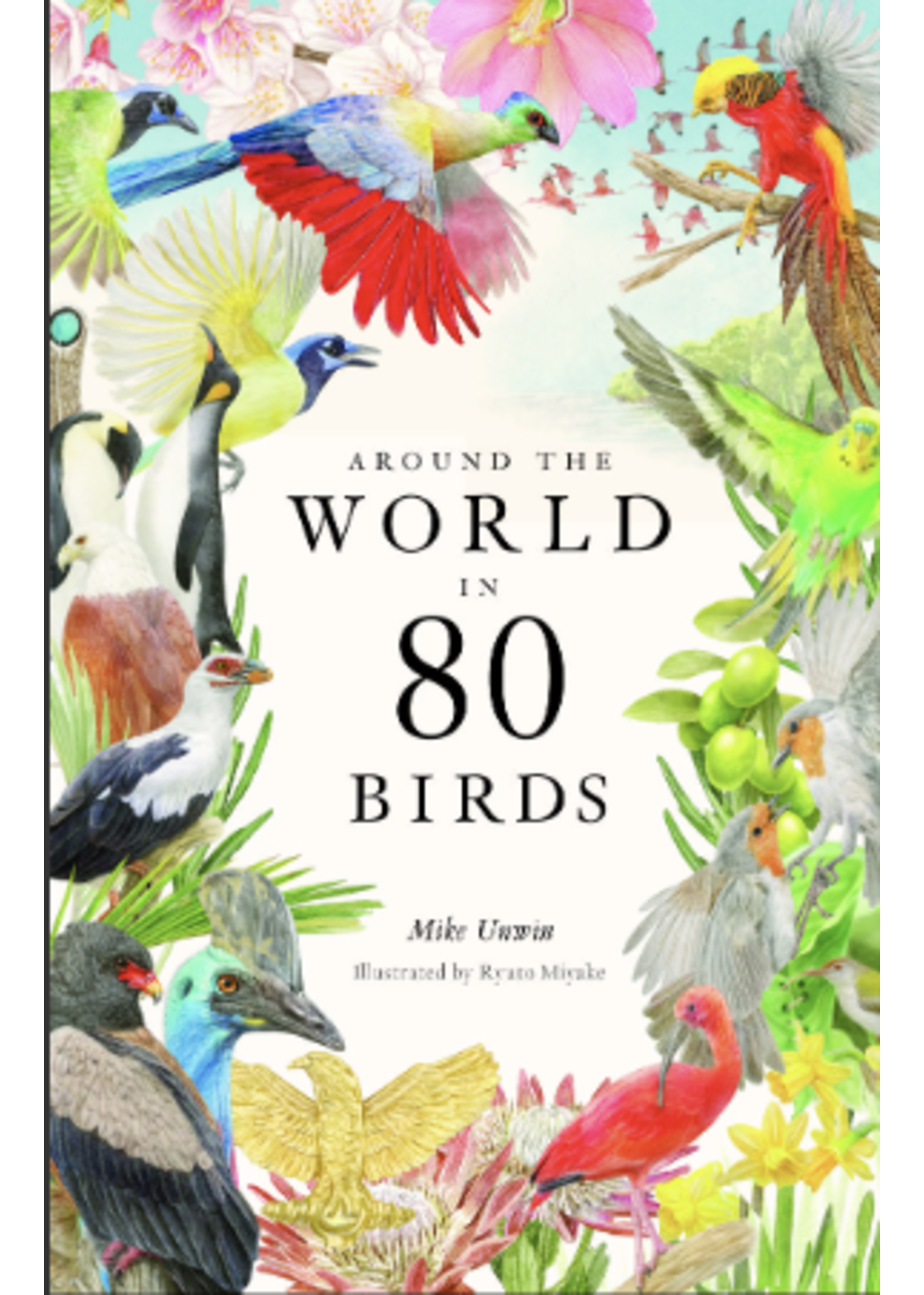 Laurence King Around the World in 80 Birds by Mike Unwin