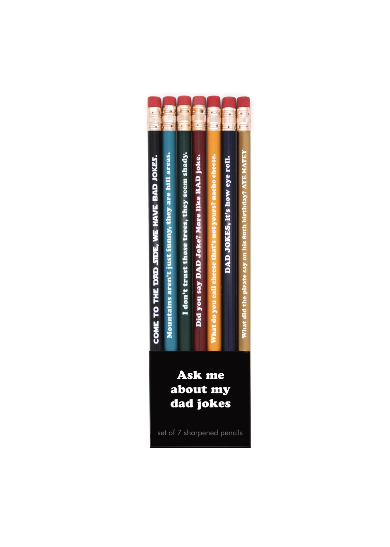 Snifty Ask Me About My Dad Jokes Pencils