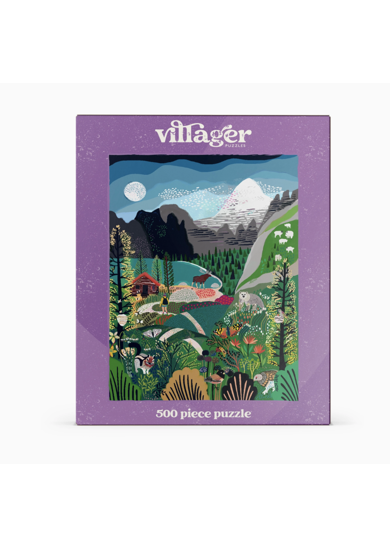 Villager Puzzles Rockies Explorer 500 Piece Puzzle
