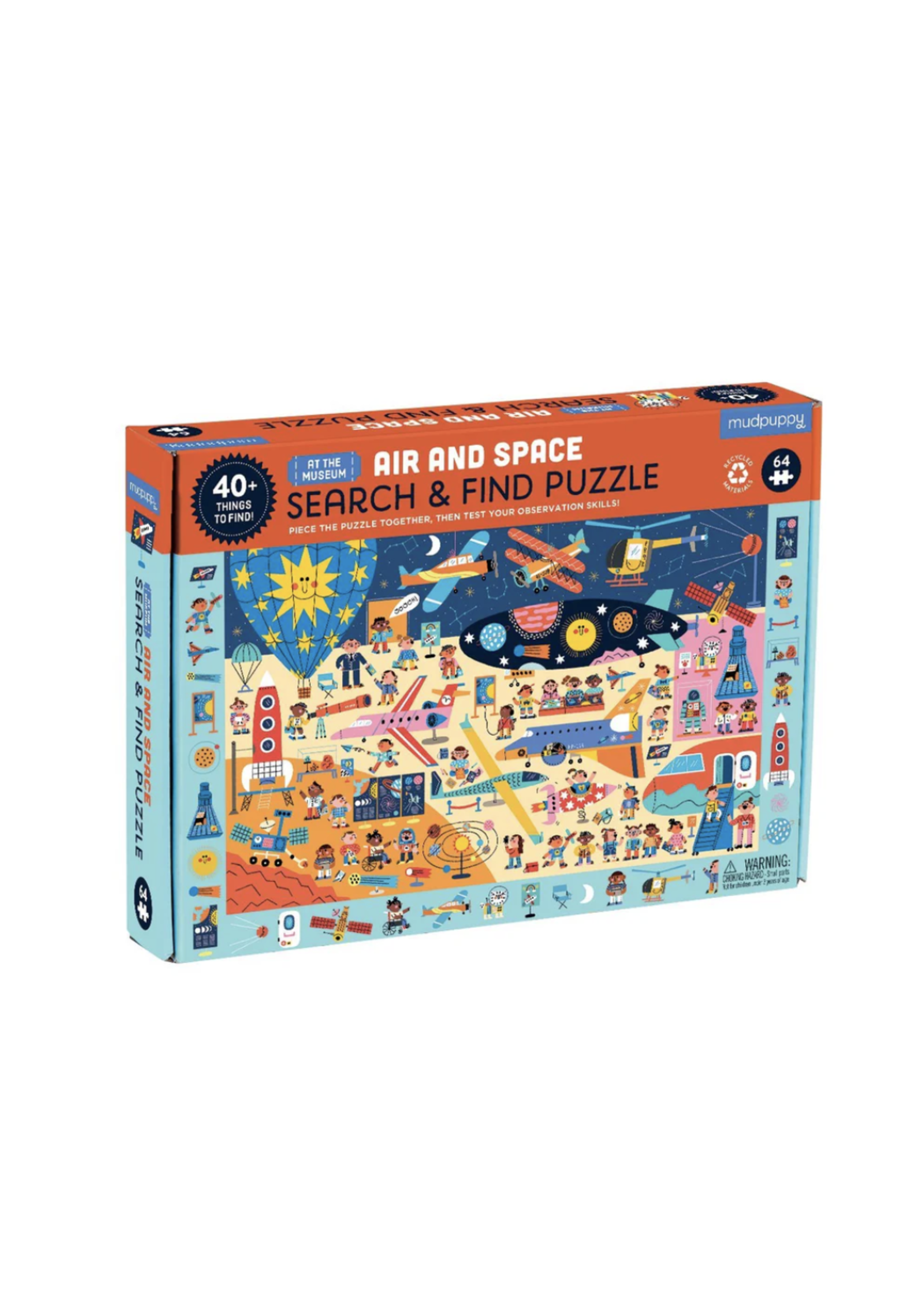 Mudpuppy Air and Space Search and Find Puzzle