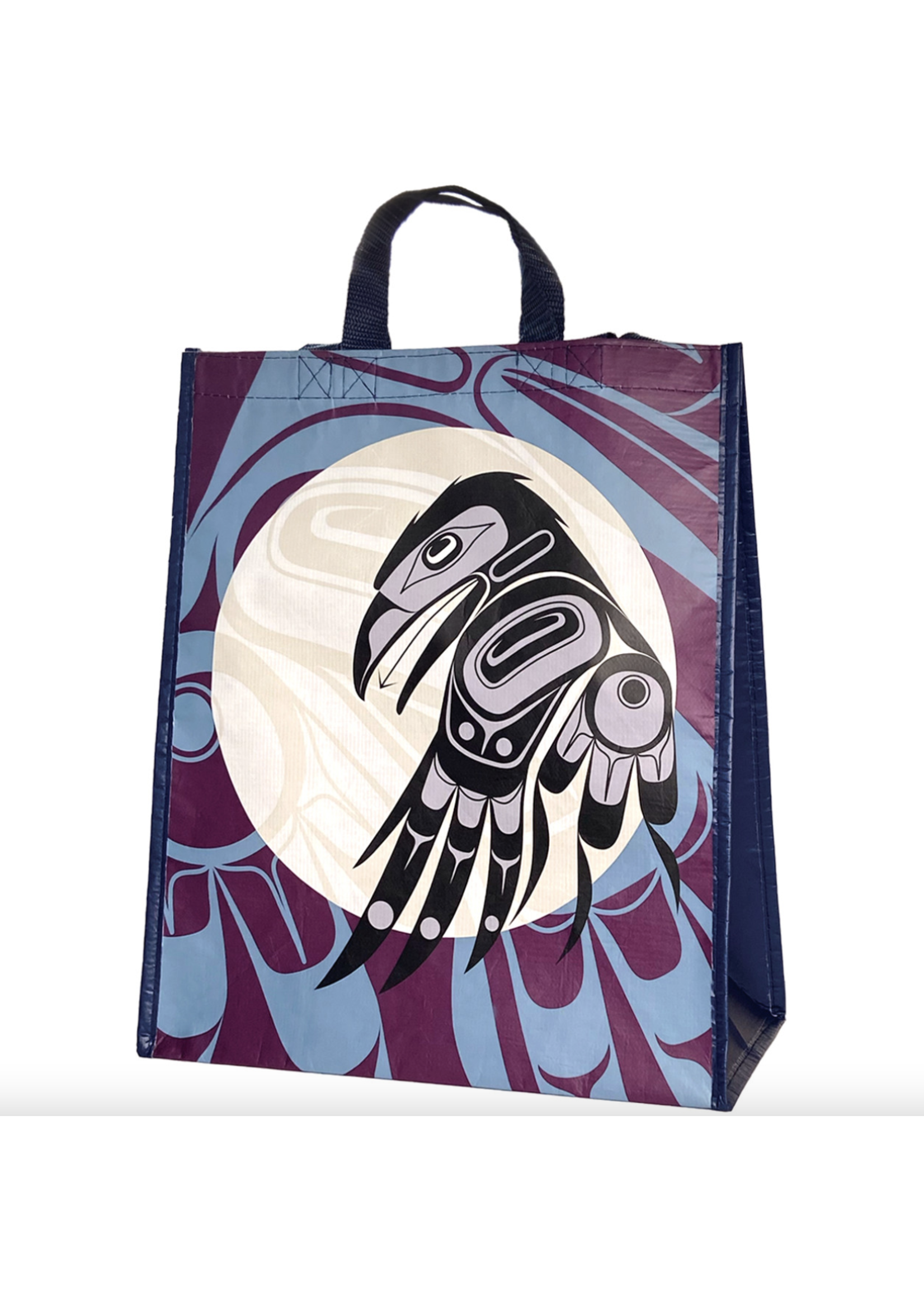 Native Northwest Eco Large Bag Raven Moon by Allan Weir