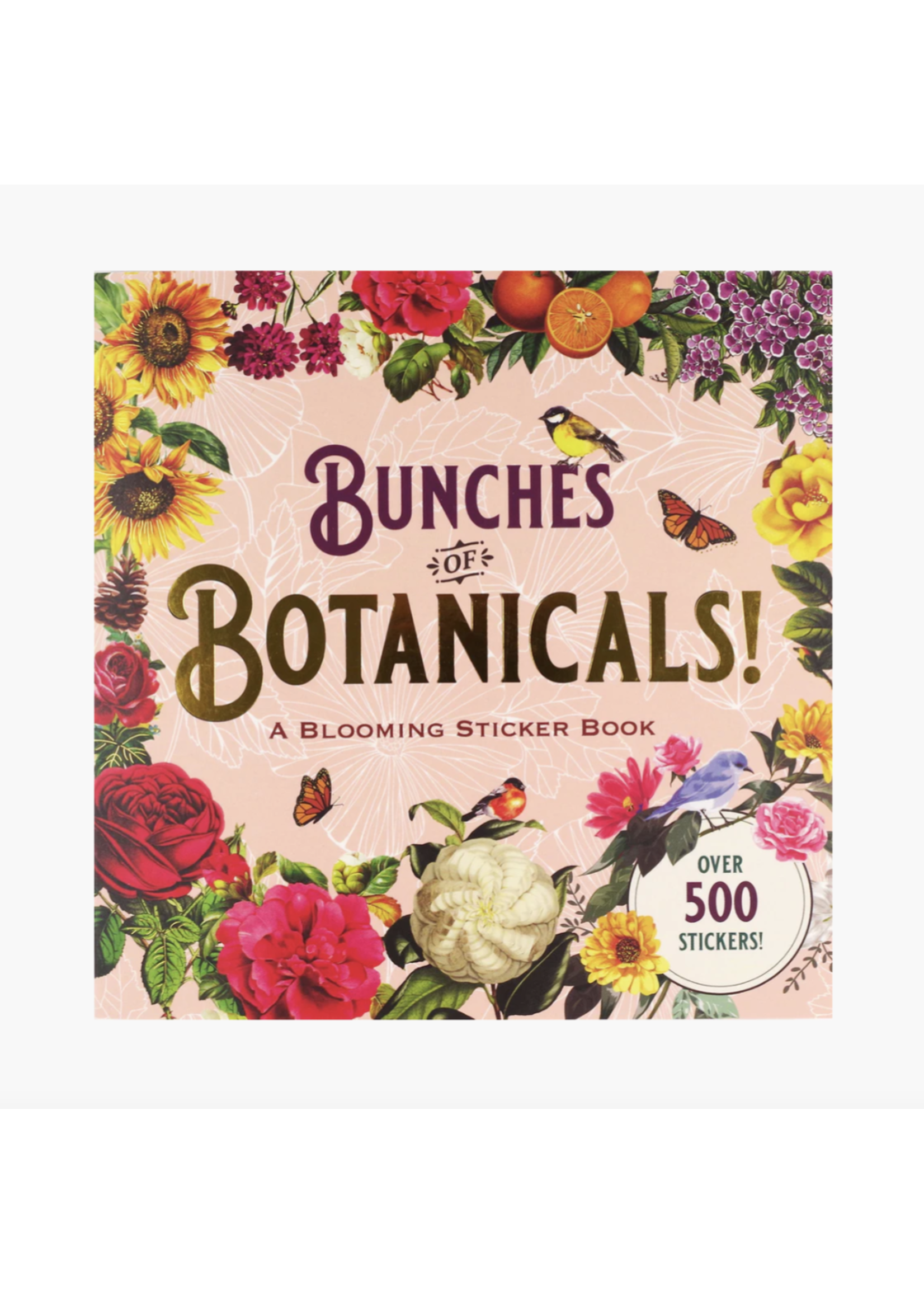 Peter Pauper Press Sticker Book Bunches of Botanicals