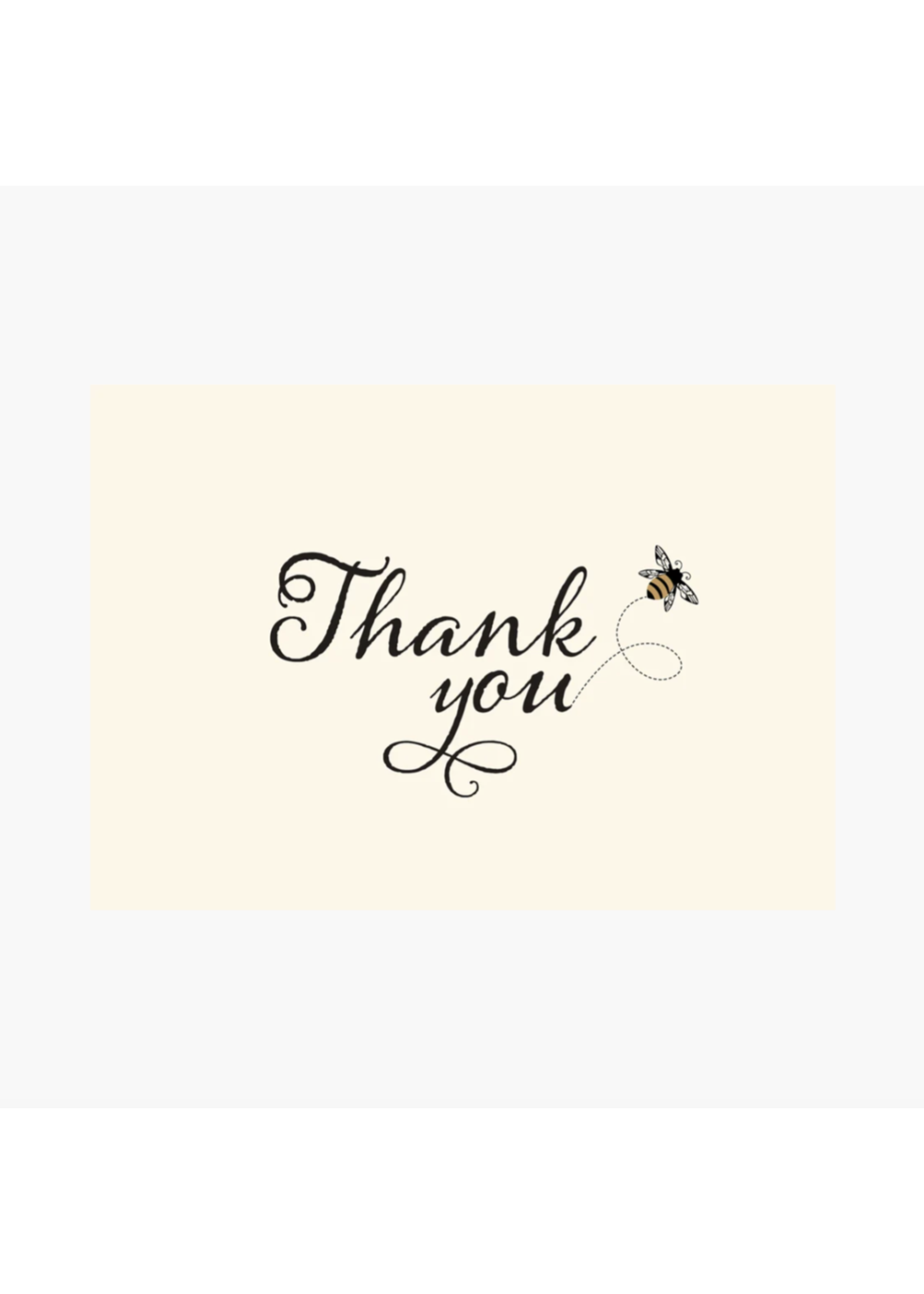 Peter Pauper Press Boxed Note Cards: Thank You Bumblebee