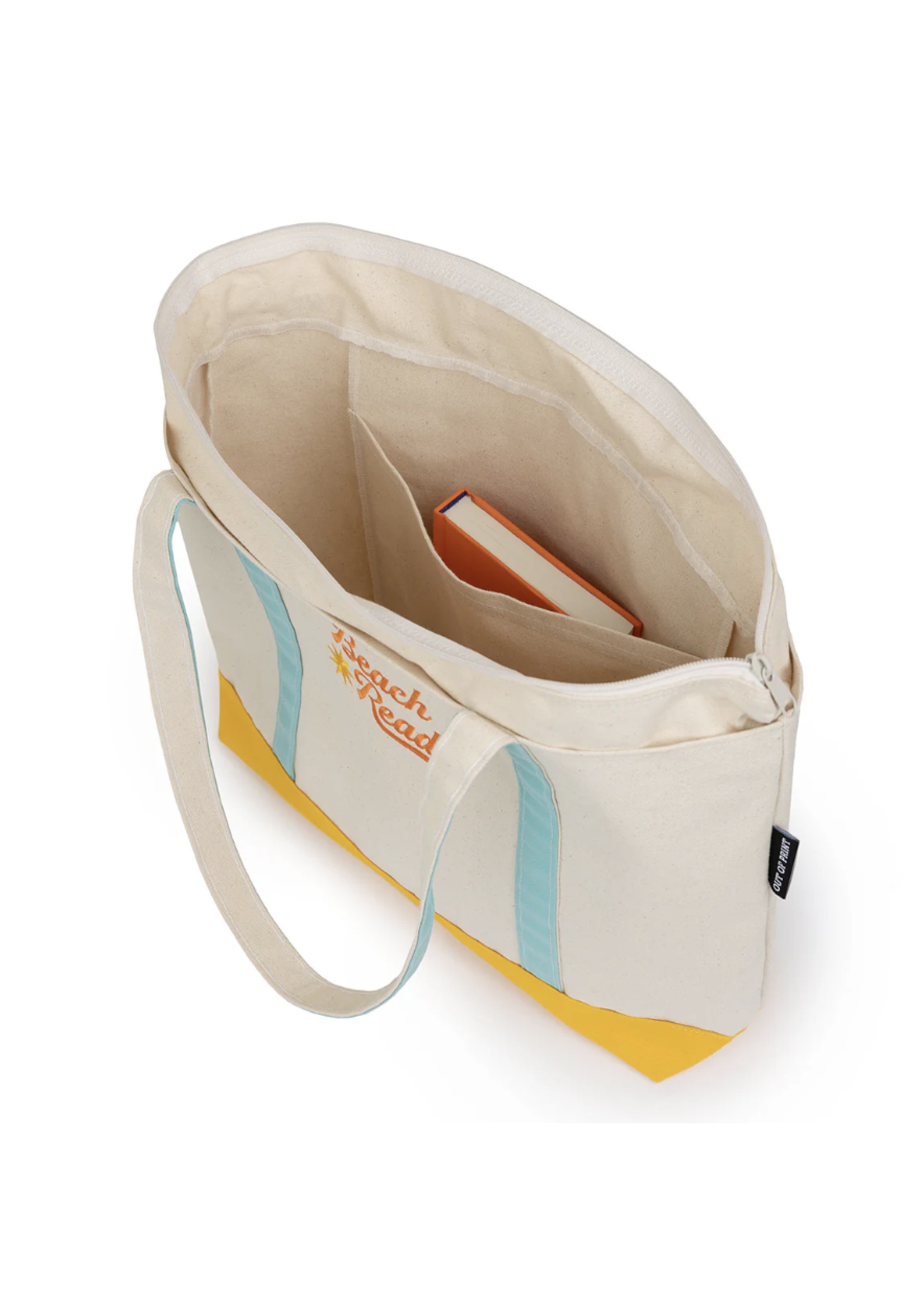 Out of Print Beach Reads Zippered Boat Tote