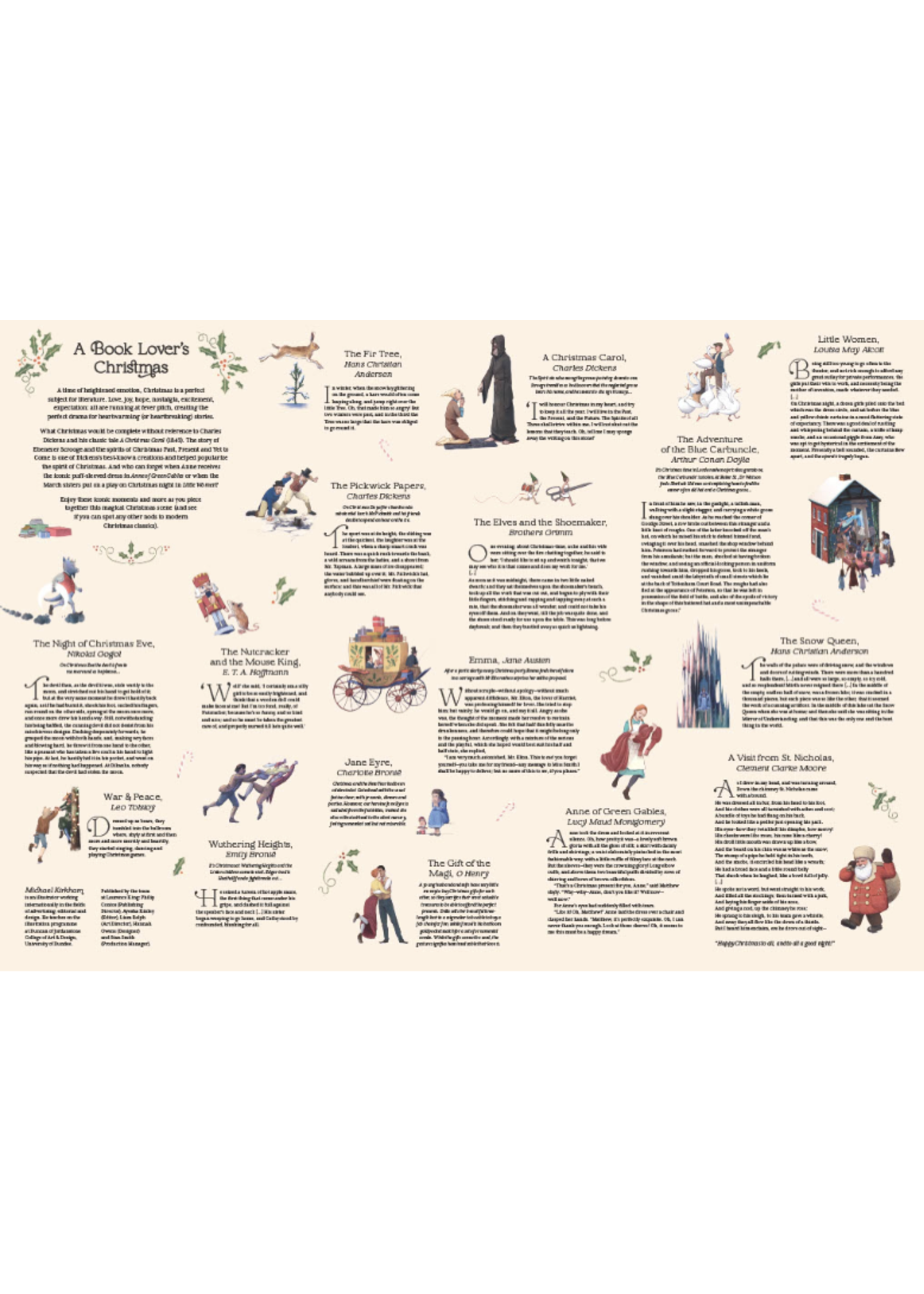 Laurence King A Book Lover's Christmas 1000 Puzzle