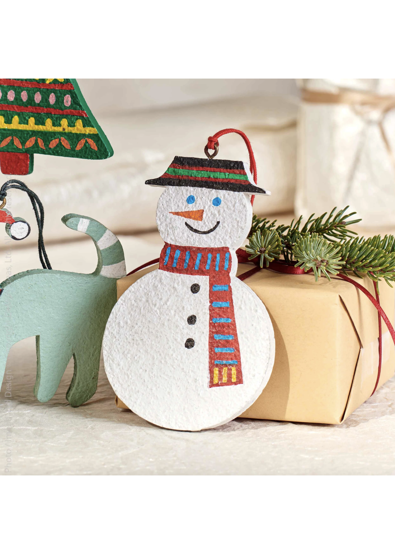 Design Ideas Sugarplum Ornament Snowman