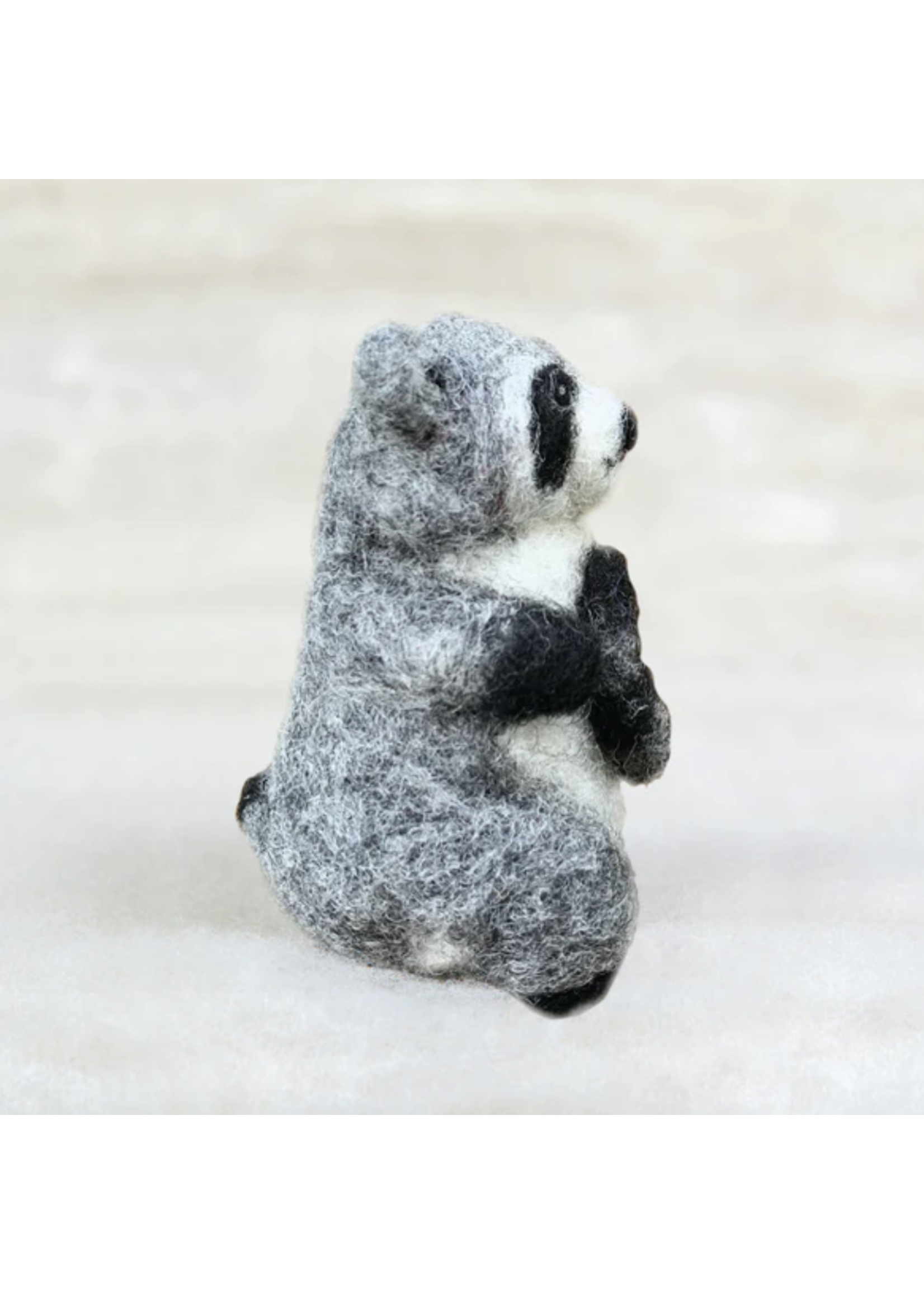 Spectacled Bear Raccoon Felti Ornament