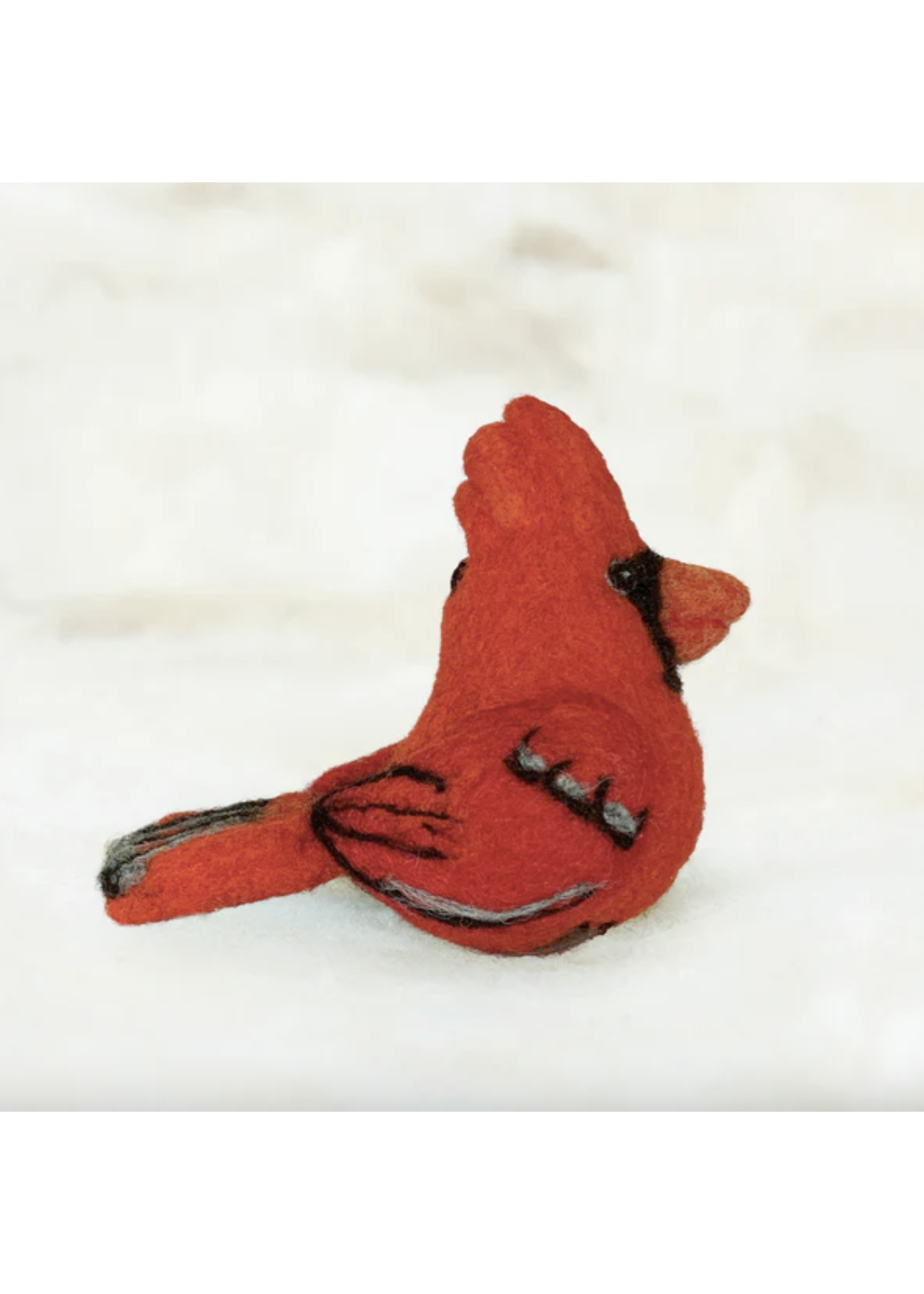 Spectacled Bear Cardinal Felti Ornament