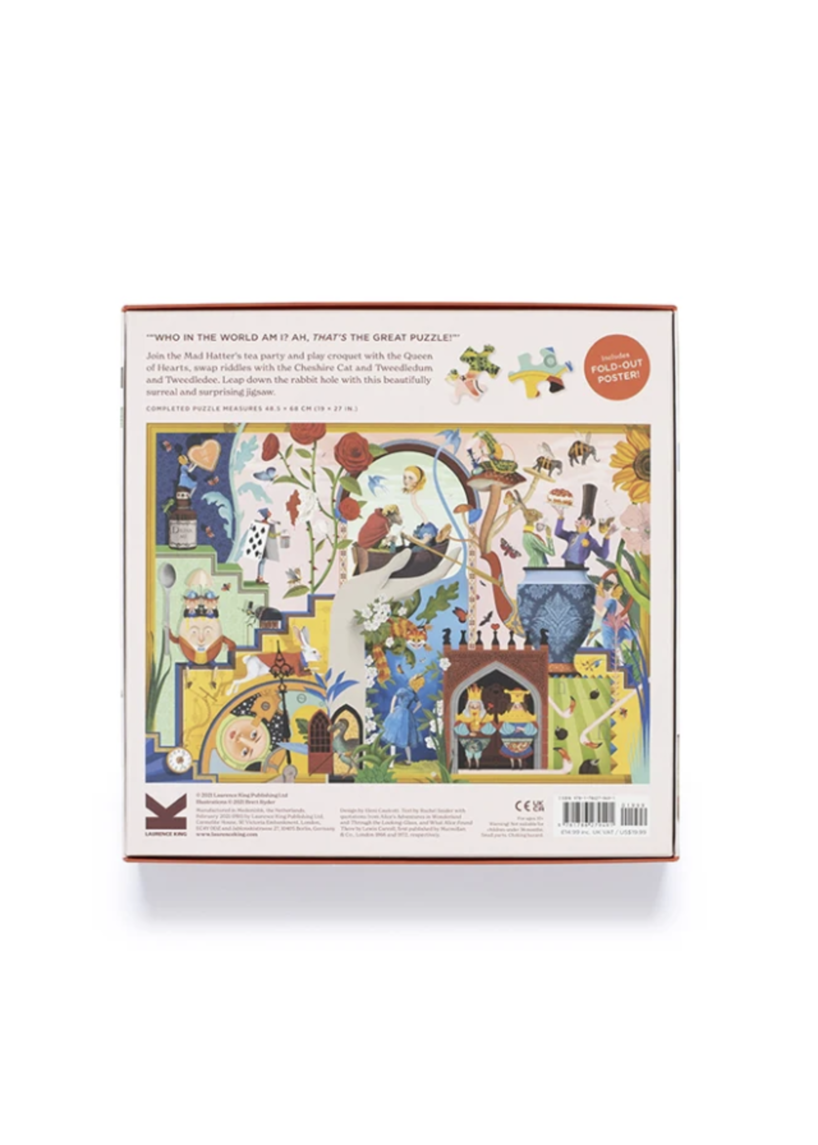 Laurence King Alice's Wonderland 1000 pieces Puzzle