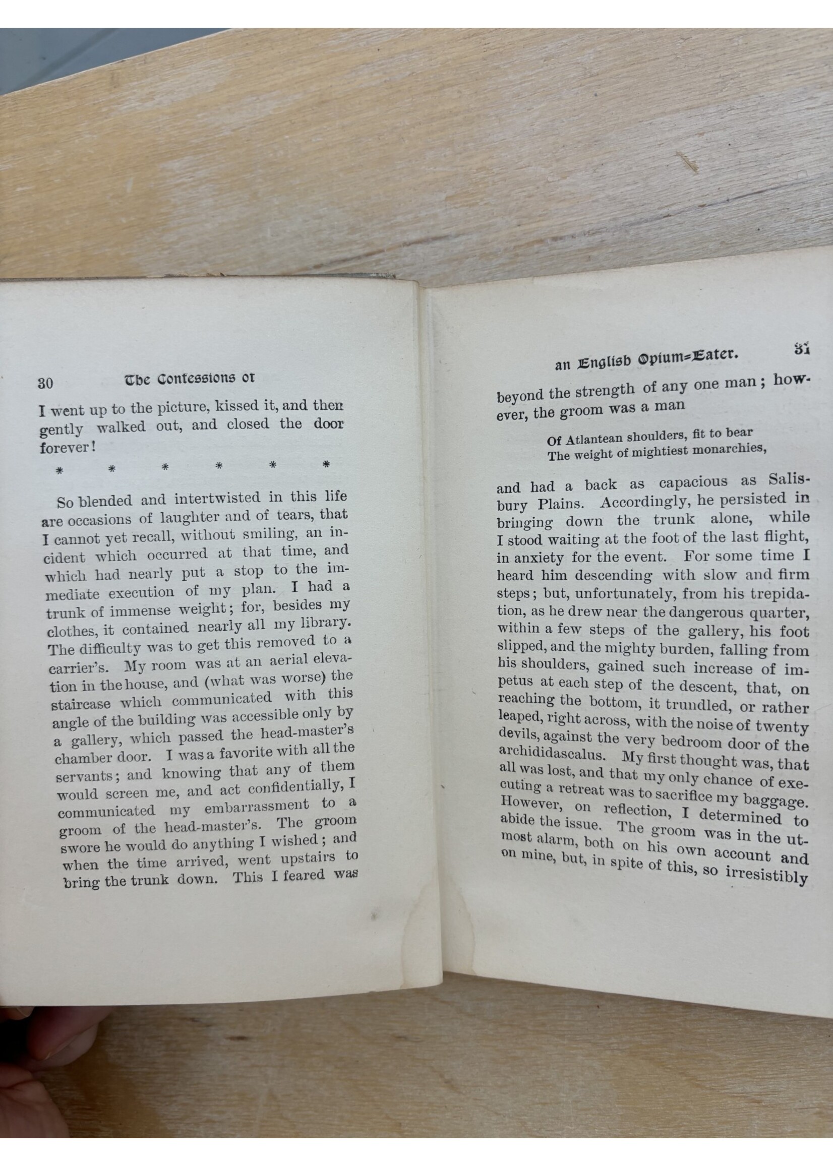 Confessions of an Opium Eater IN STORE PICKUP ONLY
