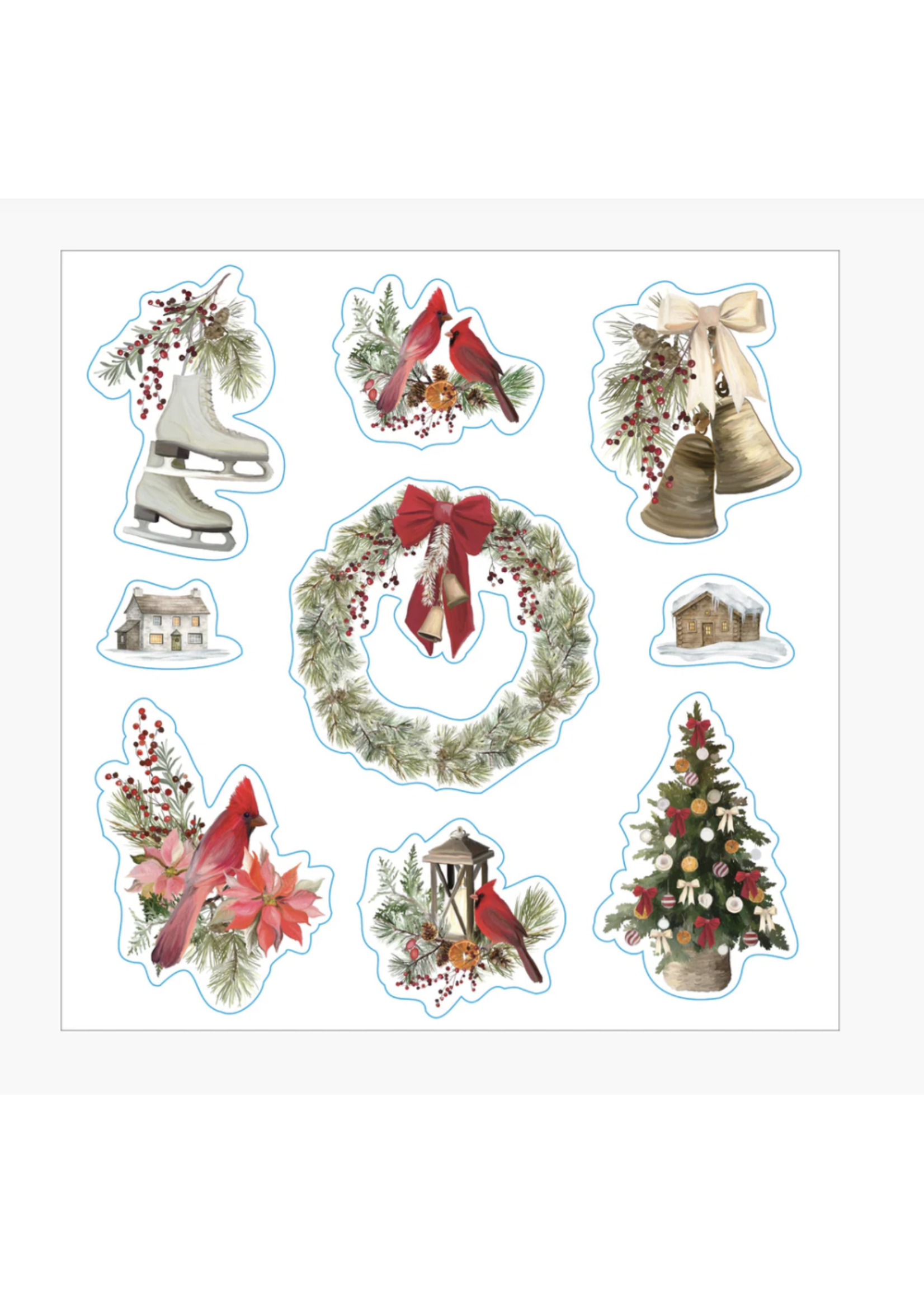 Peter Pauper Press Christmas! A Festive Sticker Book
