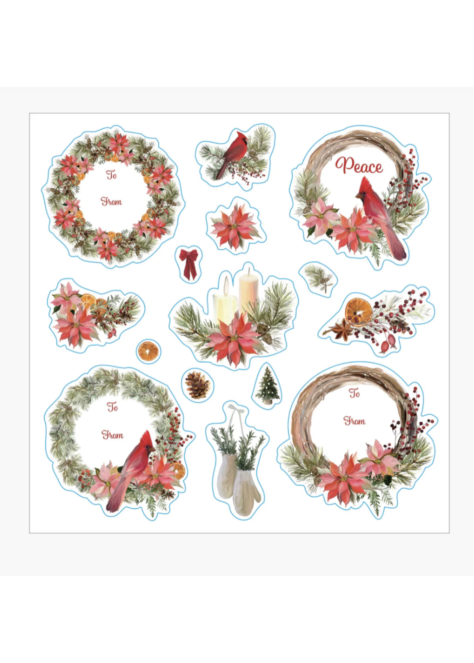 Peter Pauper Press Christmas! A Festive Sticker Book