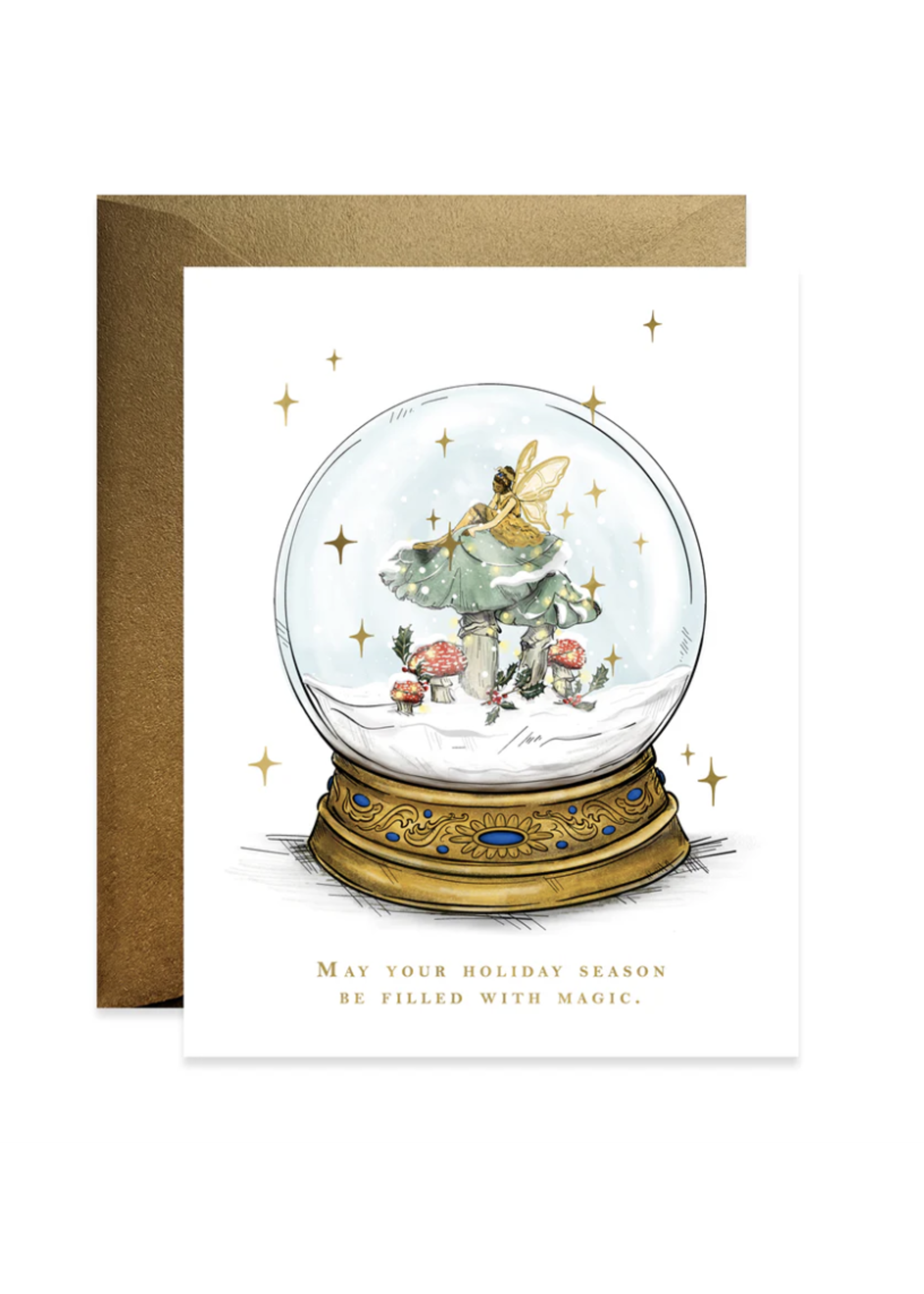 Good Juju Ink Fairy Snow Globe Holidays