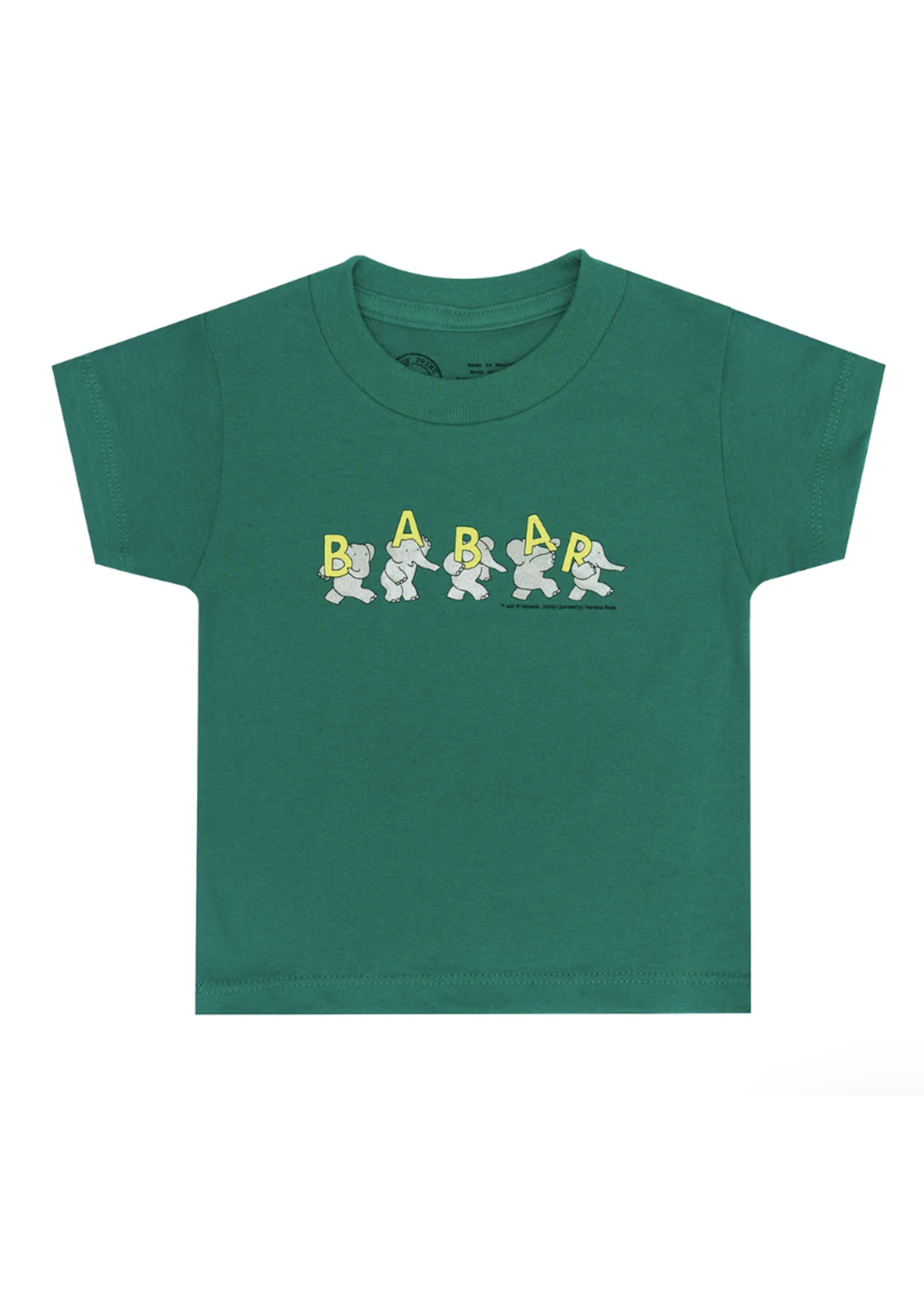 Out of Print Babar Green Kids Shirt