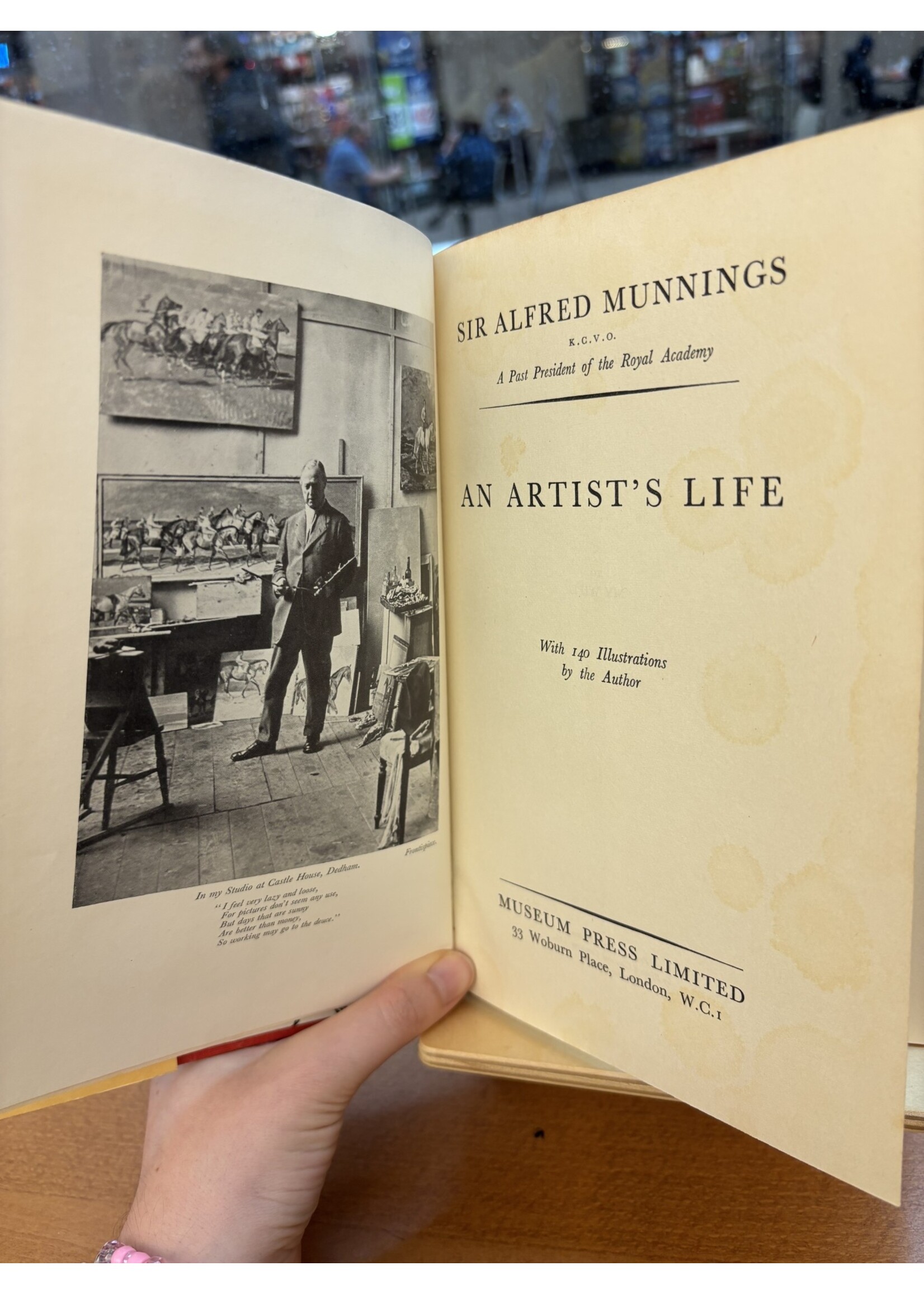 Sir Alfred Munnings (3 Volumes) IN STORE PICK UP ONLY