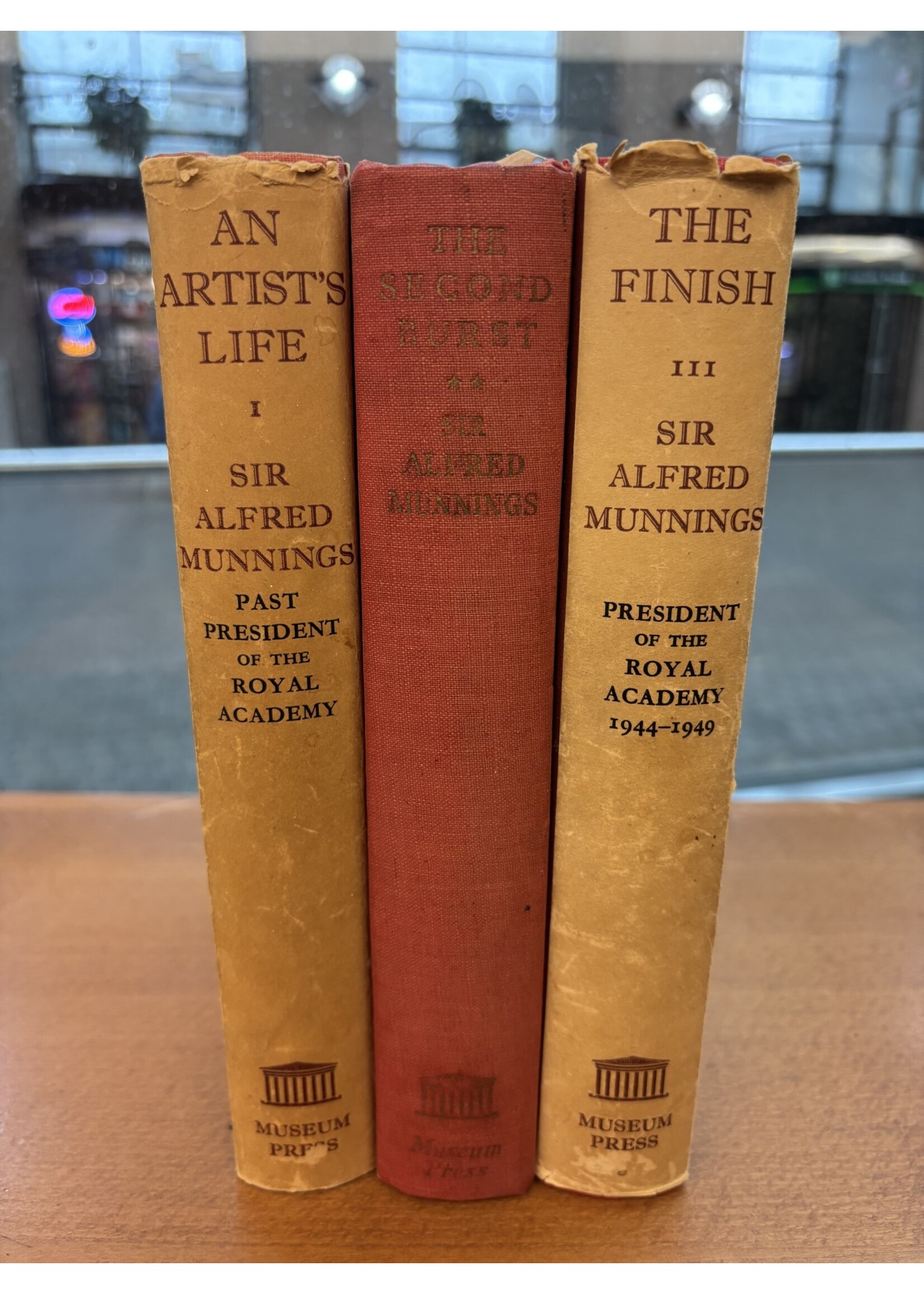 Sir Alfred Munnings (3 Volumes) IN STORE PICK UP ONLY