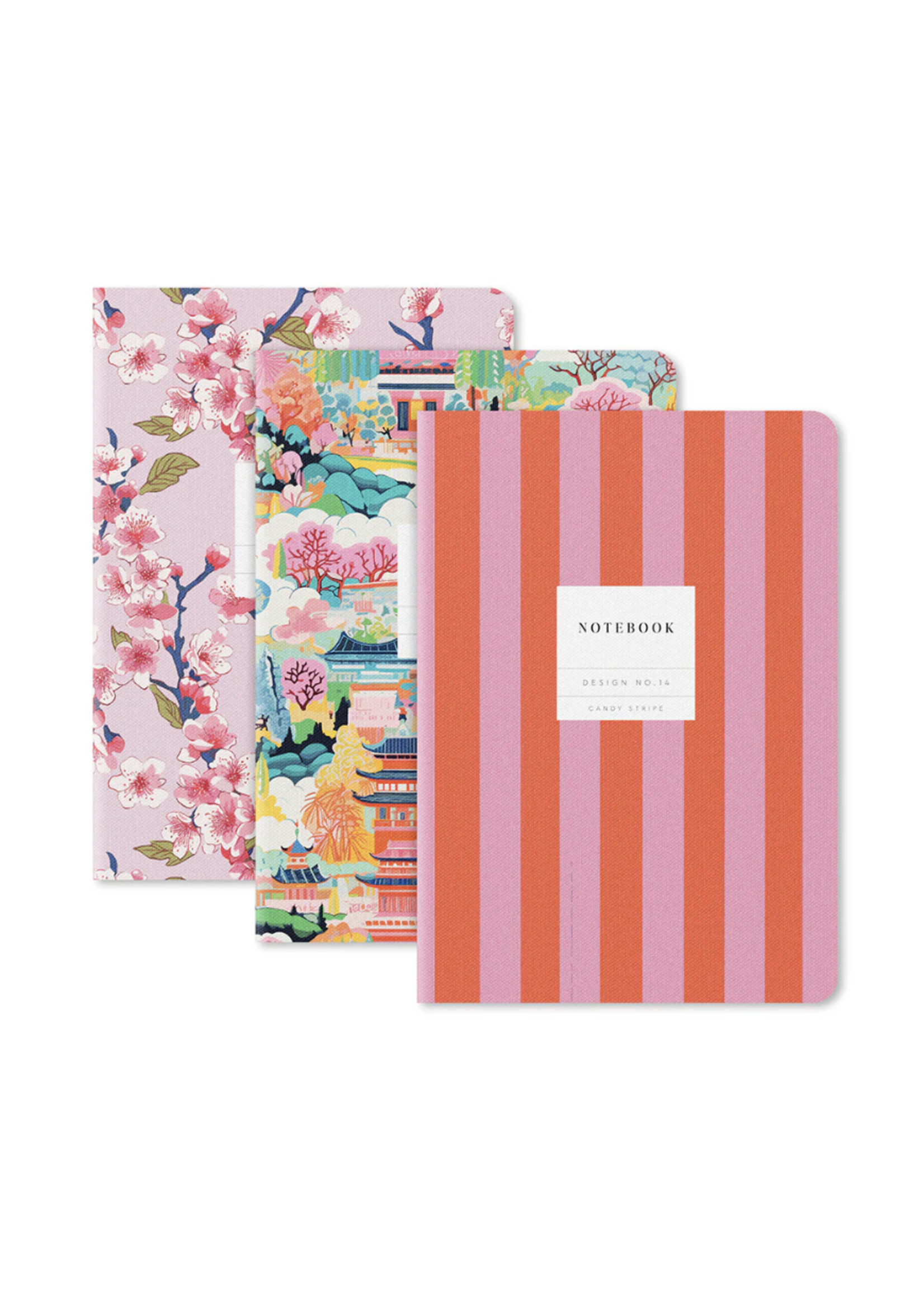 Ohh Deer 3 Mini A5 Notebooks Cherry Blossom