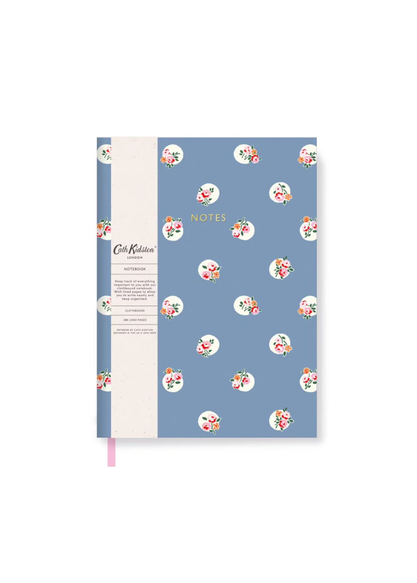 Cath Kidston Cath Kidston Floral Spot Linen Notebook