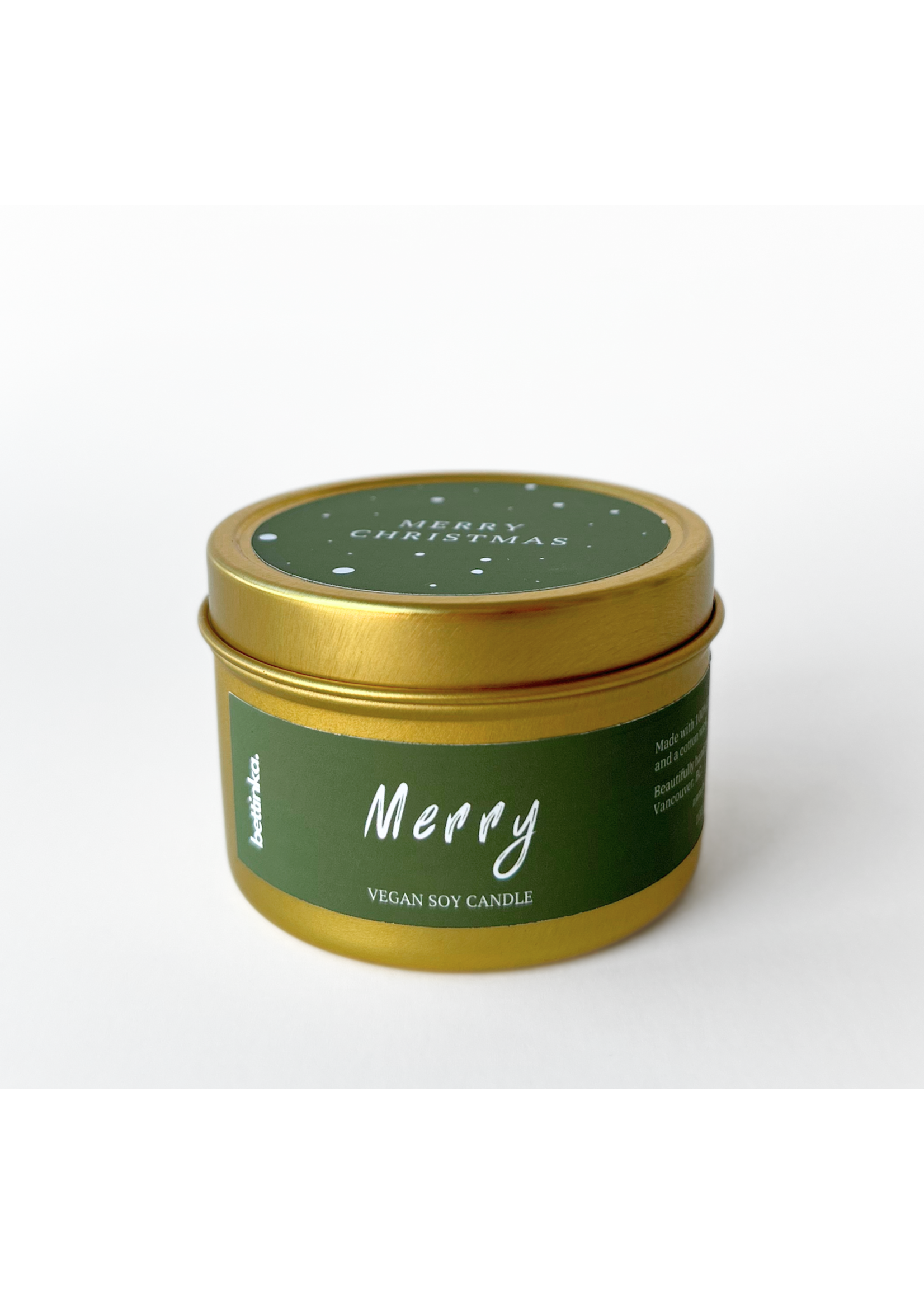 Bettinka Merry Christmas  Large 200g Candle