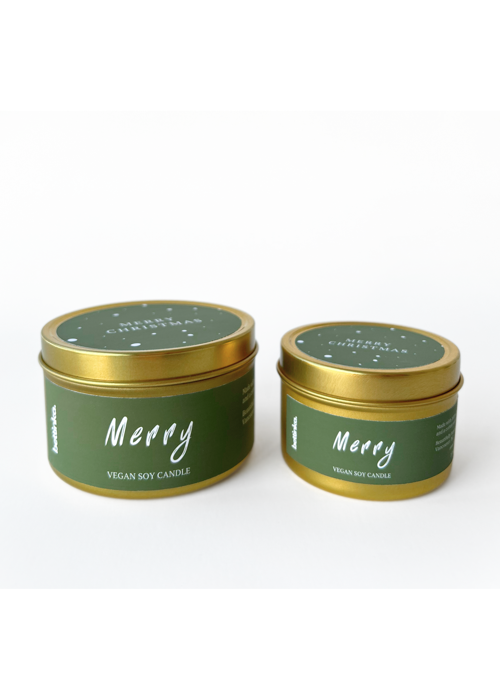 Bettinka Merry Christmas  Large 200g Candle