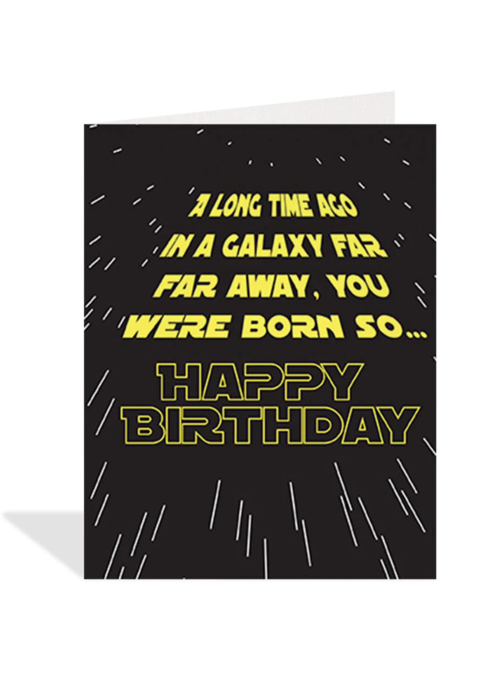 Halfpenny Star Wars Bday Greeting Card
