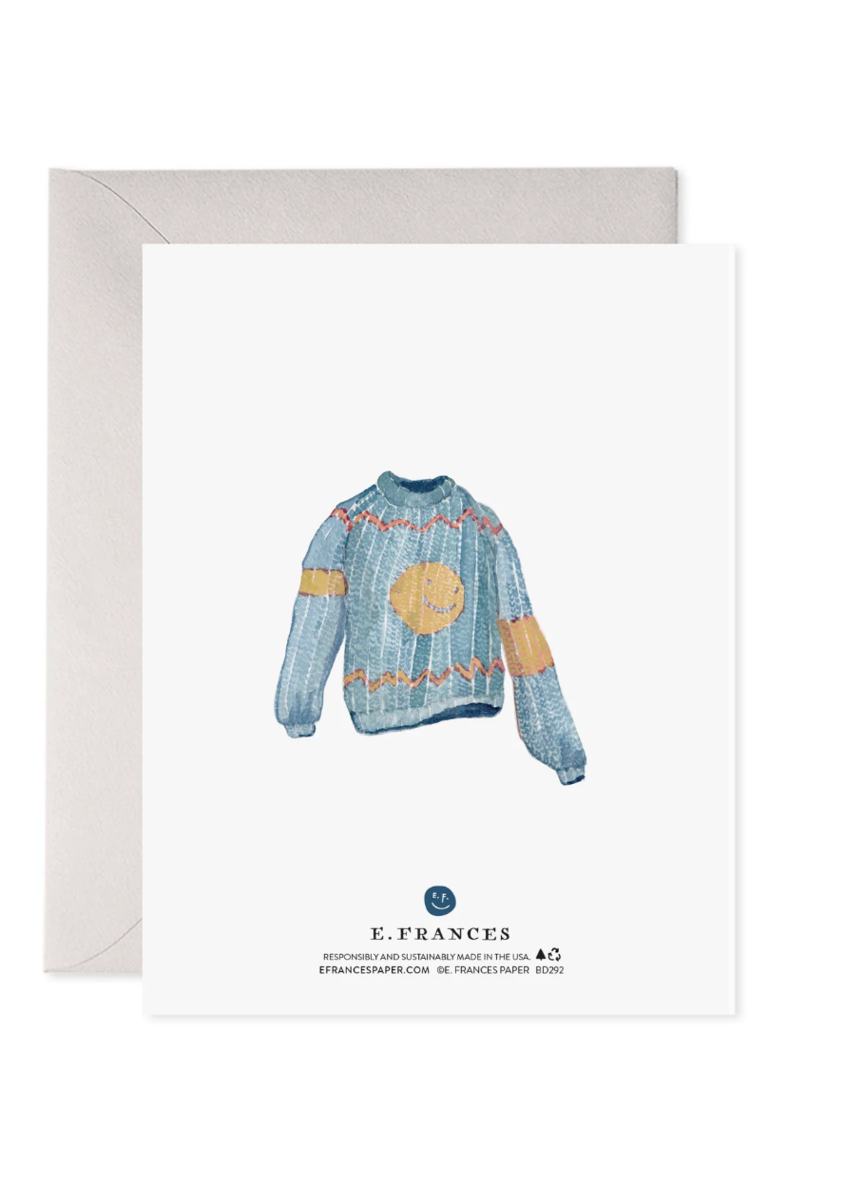 E. Frances Knit Wishes Greeting Card