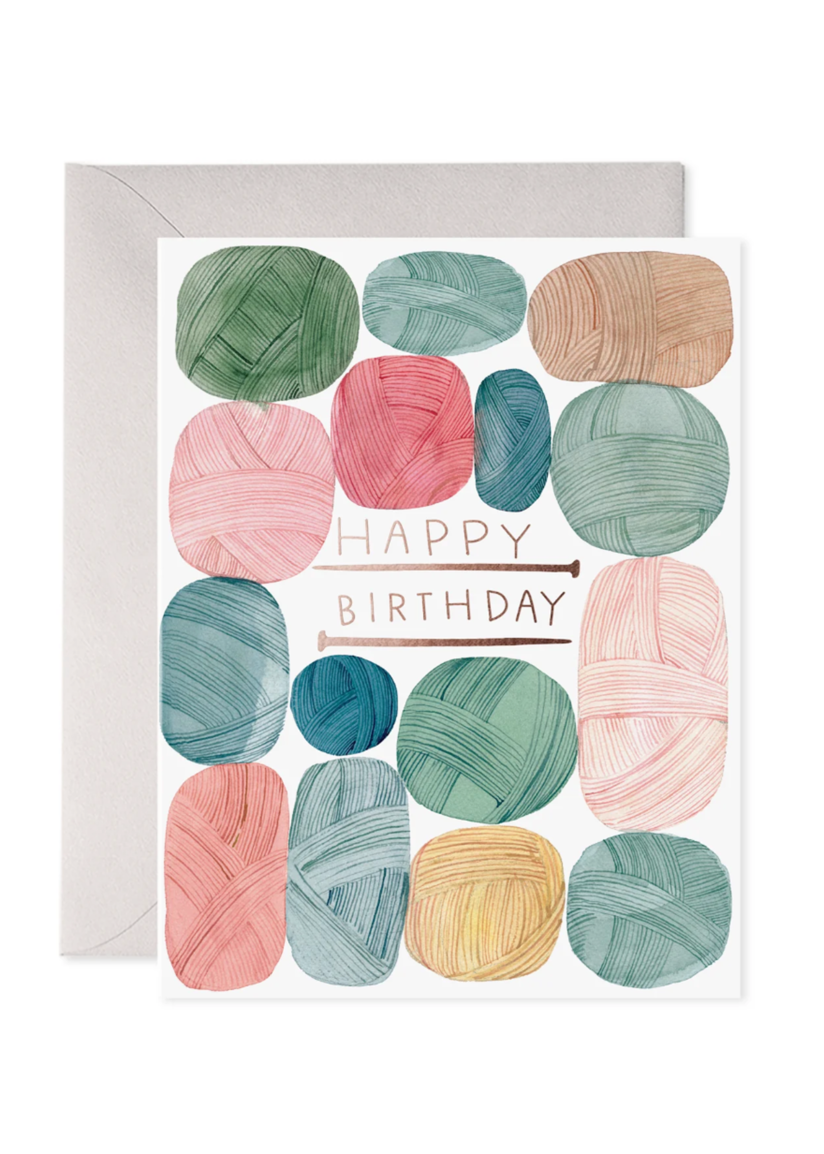 E. Frances Knit Wishes Greeting Card