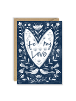 Cath Tate To My Love Delft Love Birds