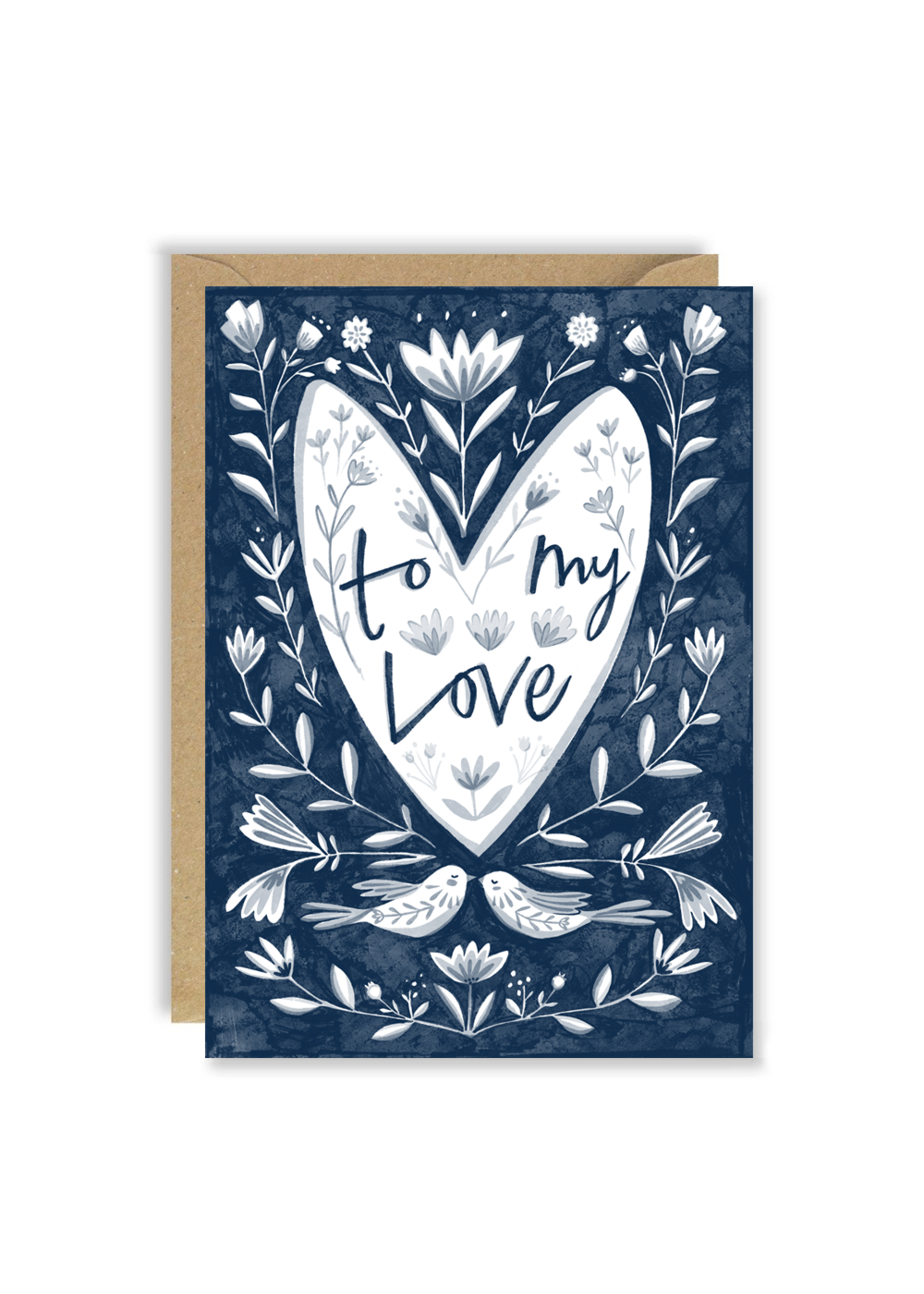 Cath Tate To My Love Delft Love Birds
