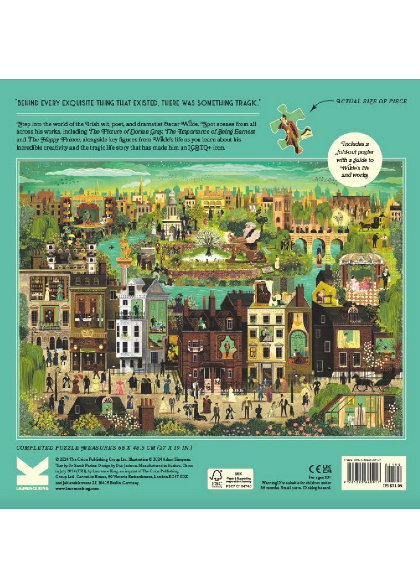 Laurence King World of Oscar Wilde 1000 pieces Puzzle