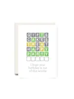 Inkwell Cards Out of This Wordle Birthday
