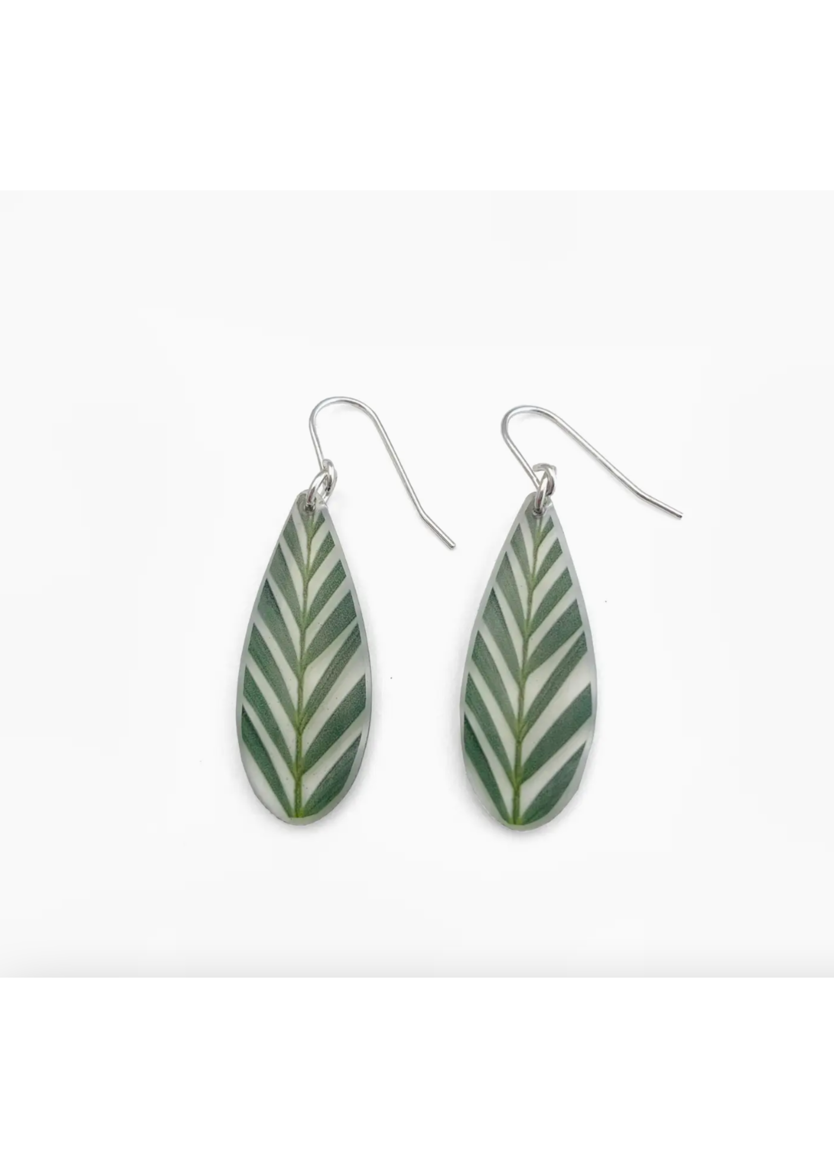 Black Drop Designs Drop Palms Earrings