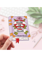 Book Lover Merch Shop Falling for the Villain Sticker