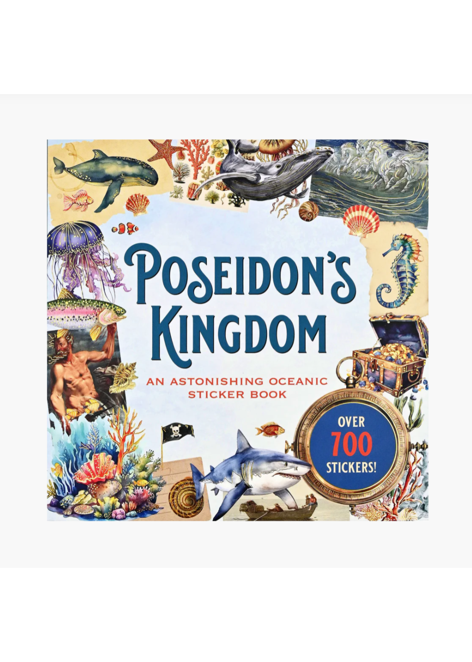 Peter Pauper Press Poseidons Kingdom Sticker Book