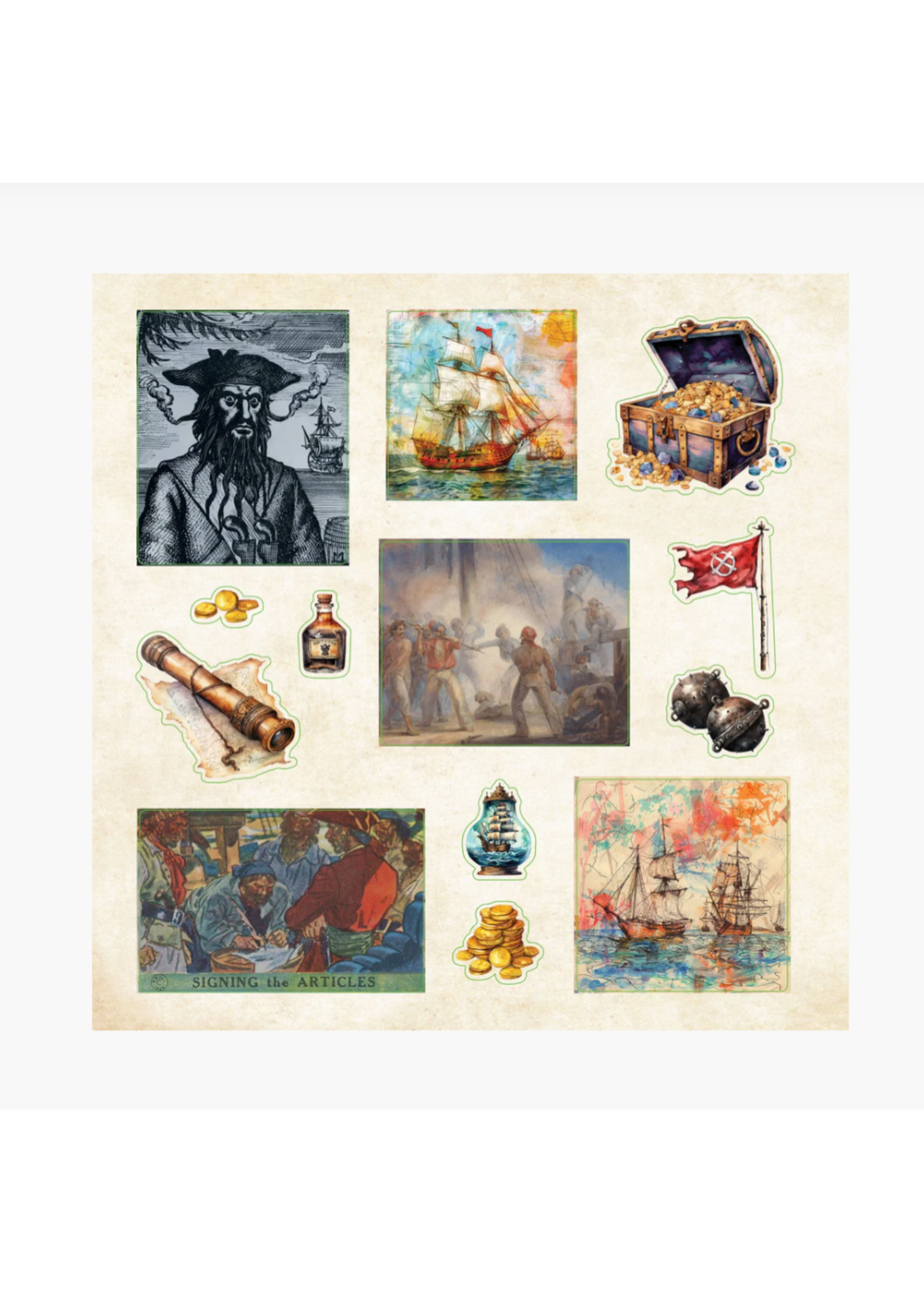 Peter Pauper Press Poseidons Kingdom Sticker Book