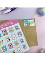 Wild Whimsy Woolies Valentine Animal Sticker Sheet