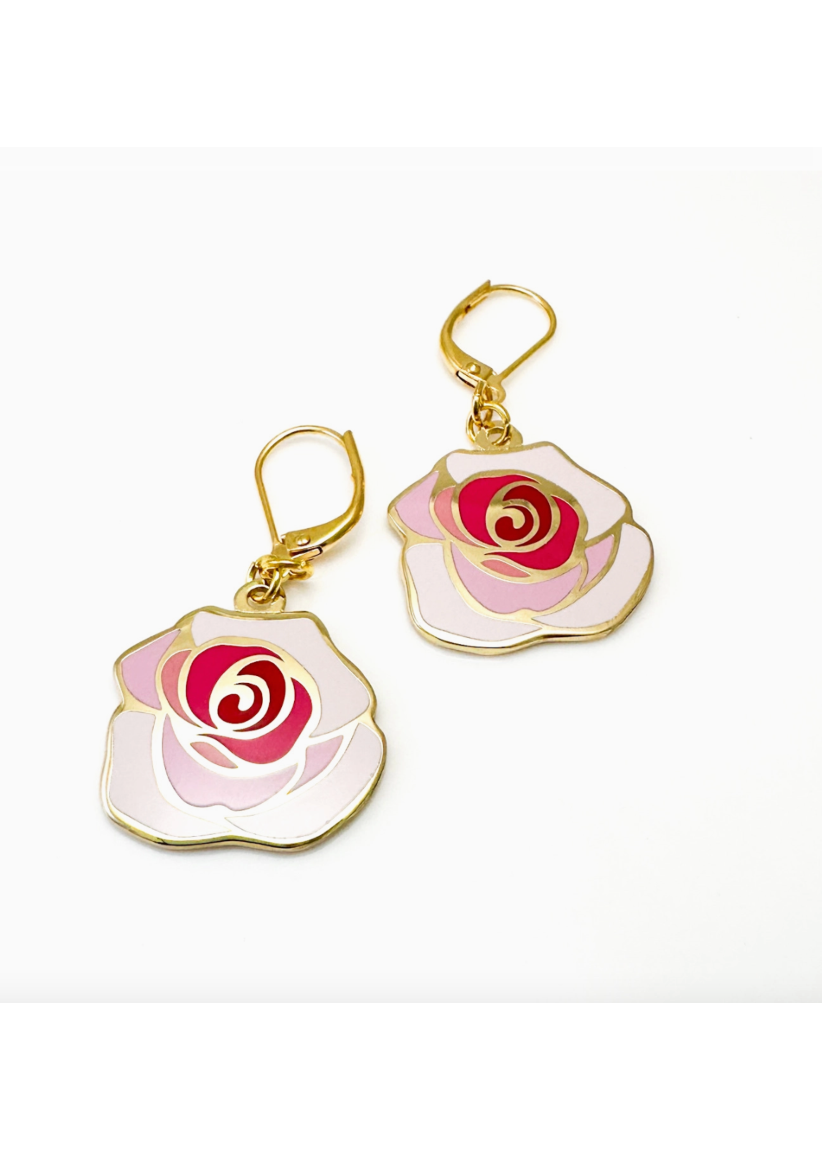 Kinzoku Posy Earrings Pink