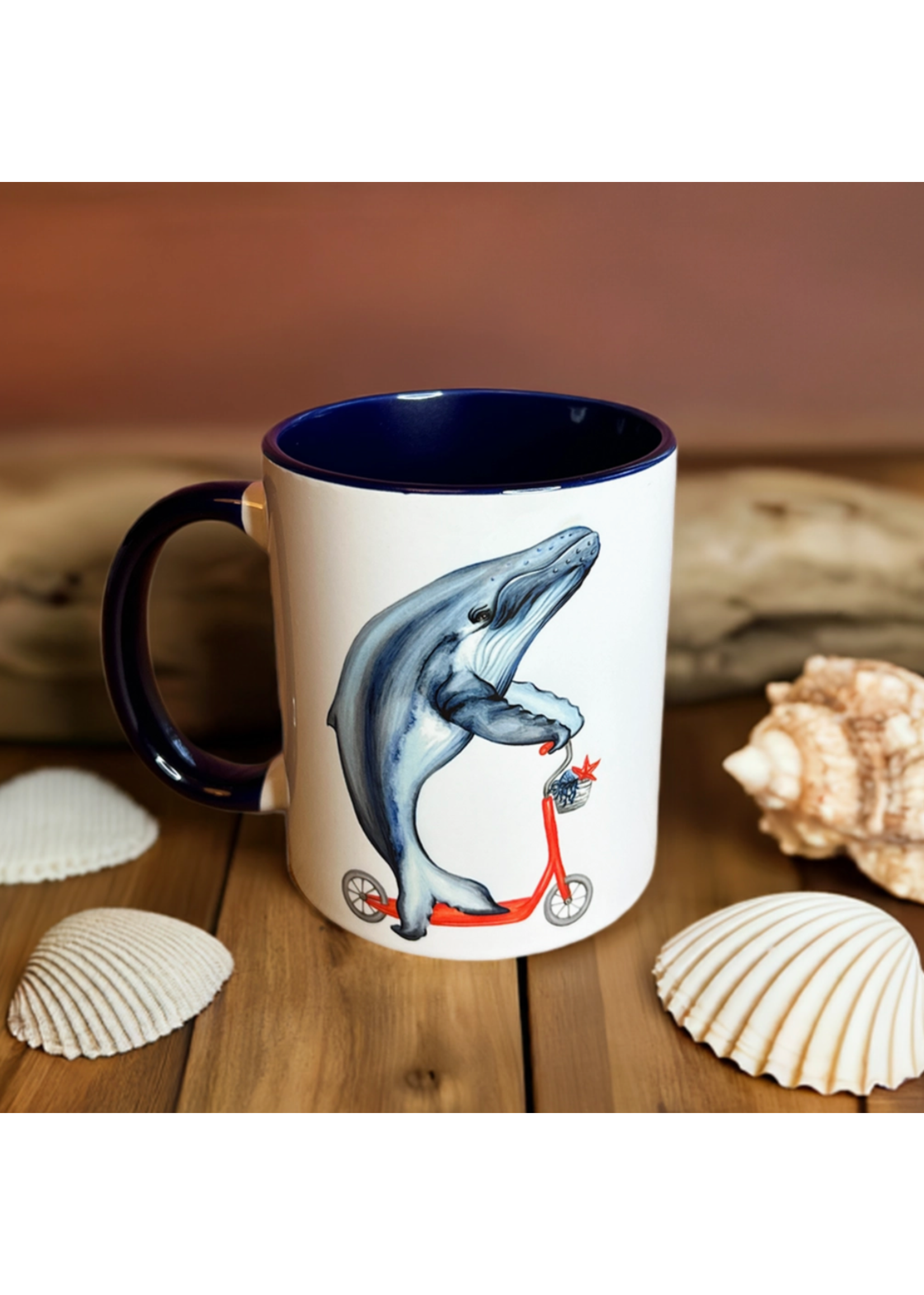 Sardines Studio Whale Riding a Bike