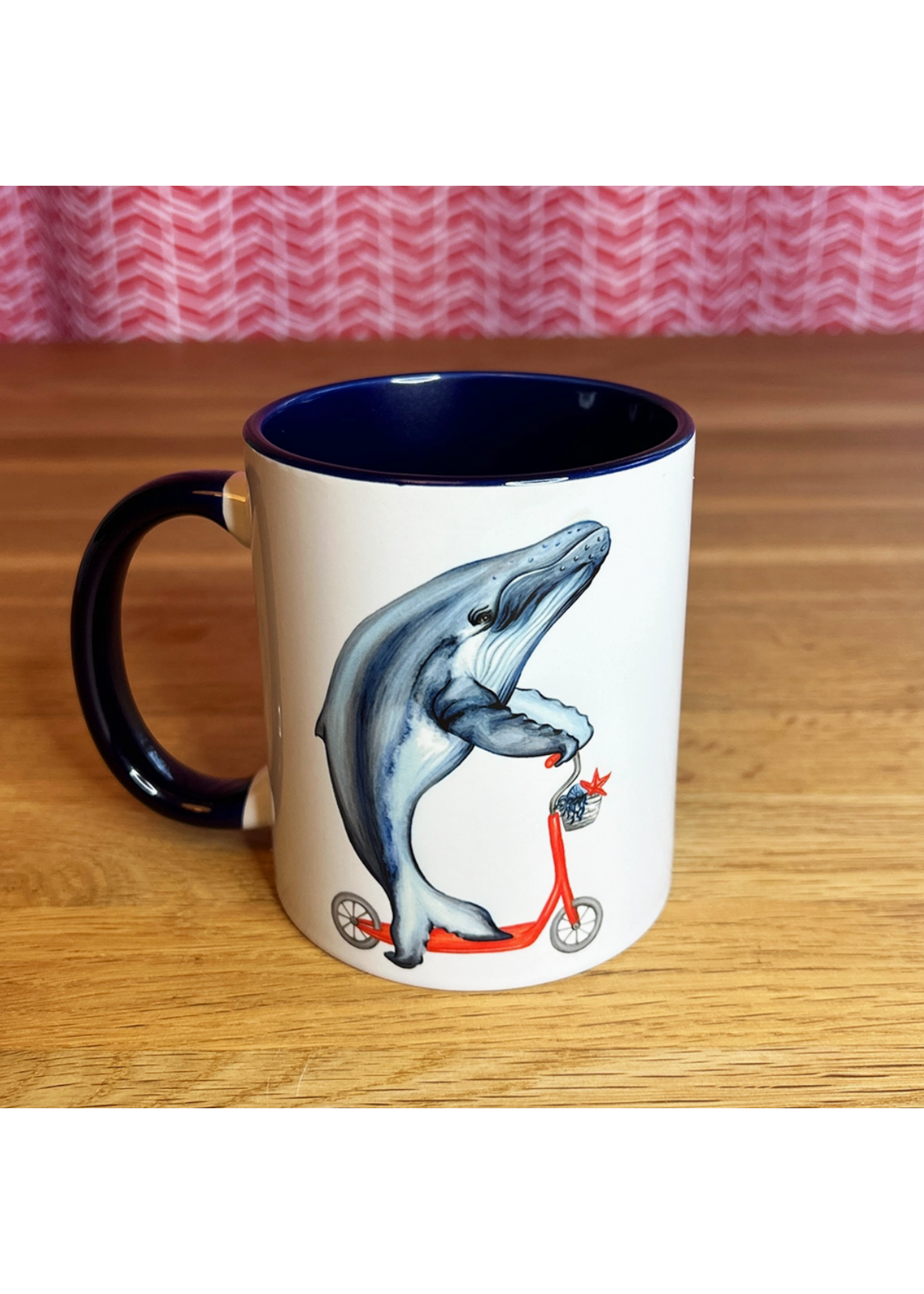 Sardines Studio Whale Riding a Bike
