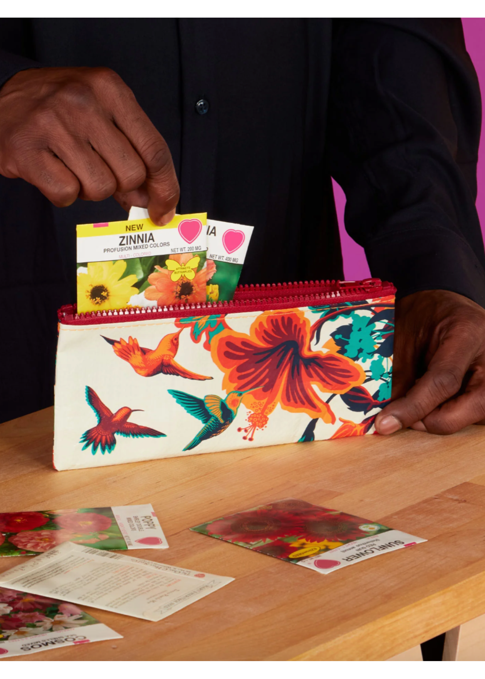 Blue Q Hummingbird Pencil Case