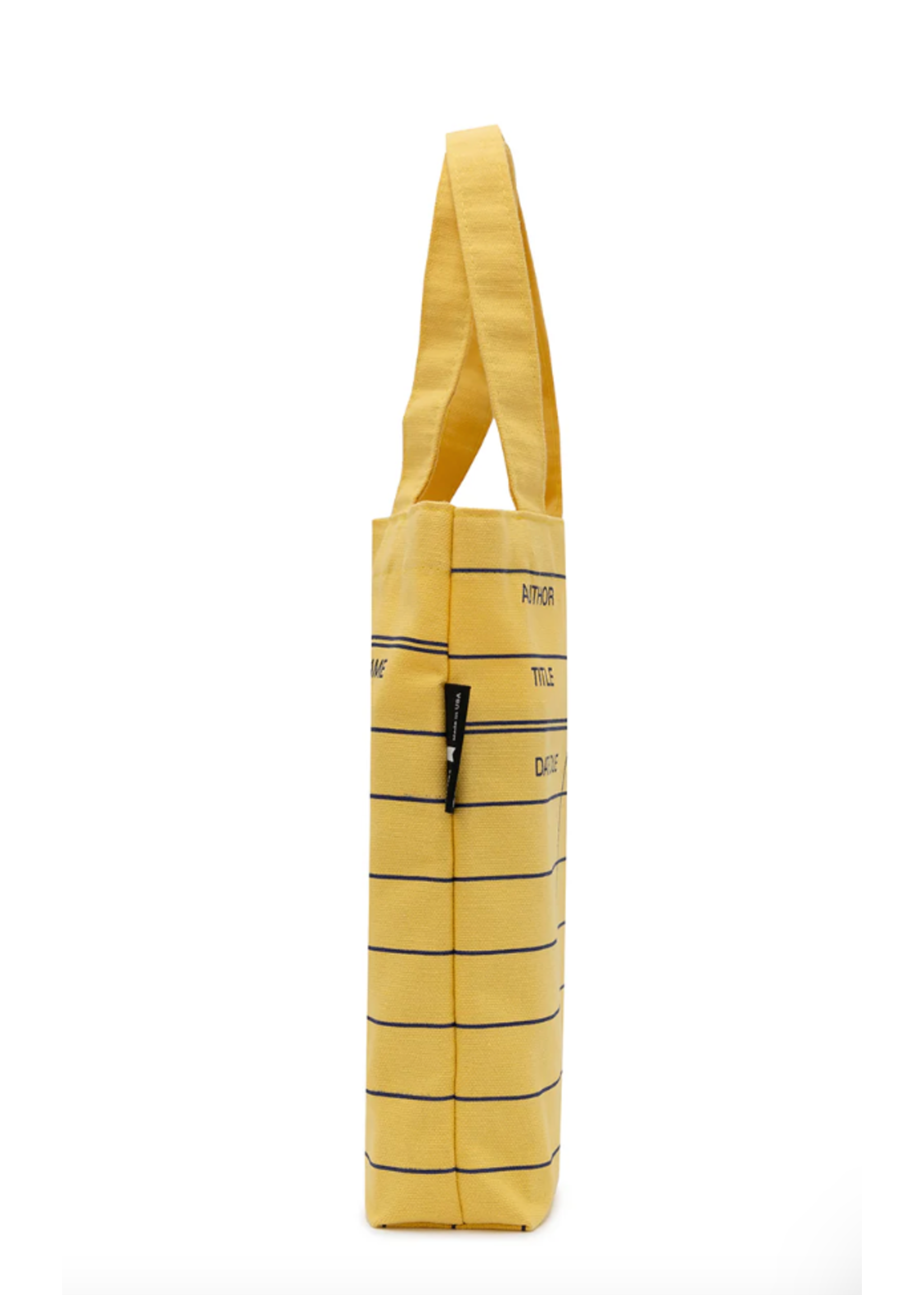 Out of Print Library Card Yellow Kids Tote