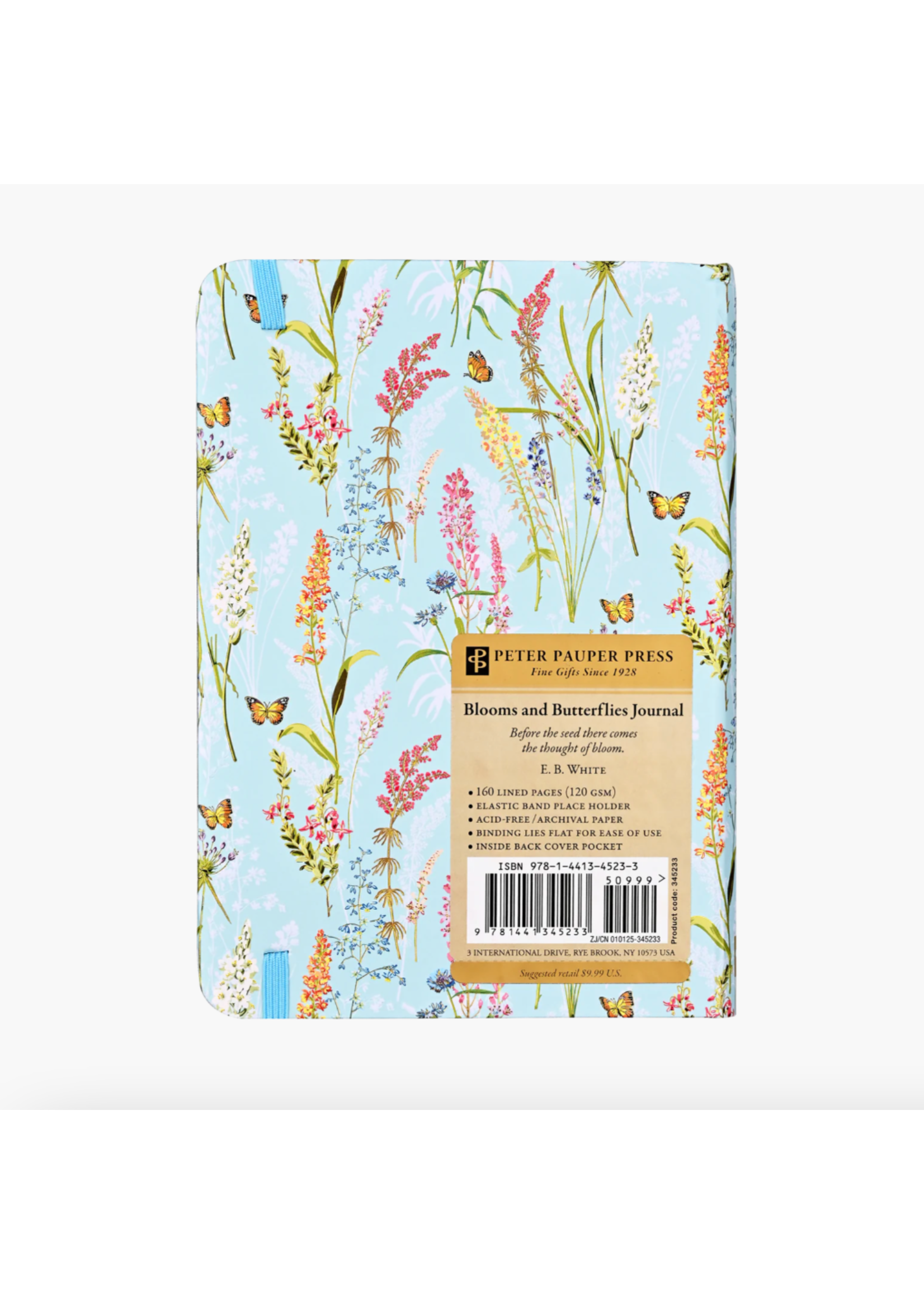 Peter Pauper Press Blooms and Butterflies Journal