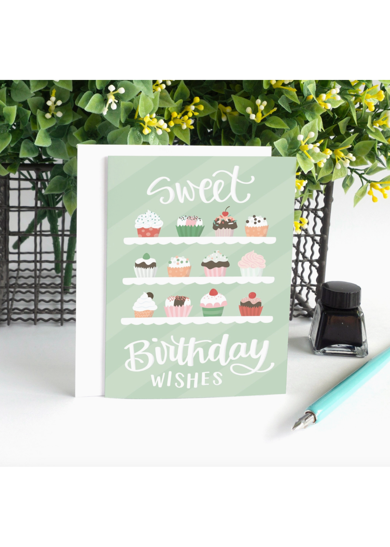 Pedaller Designs Sweet Birthday Wishes Cupcakes
