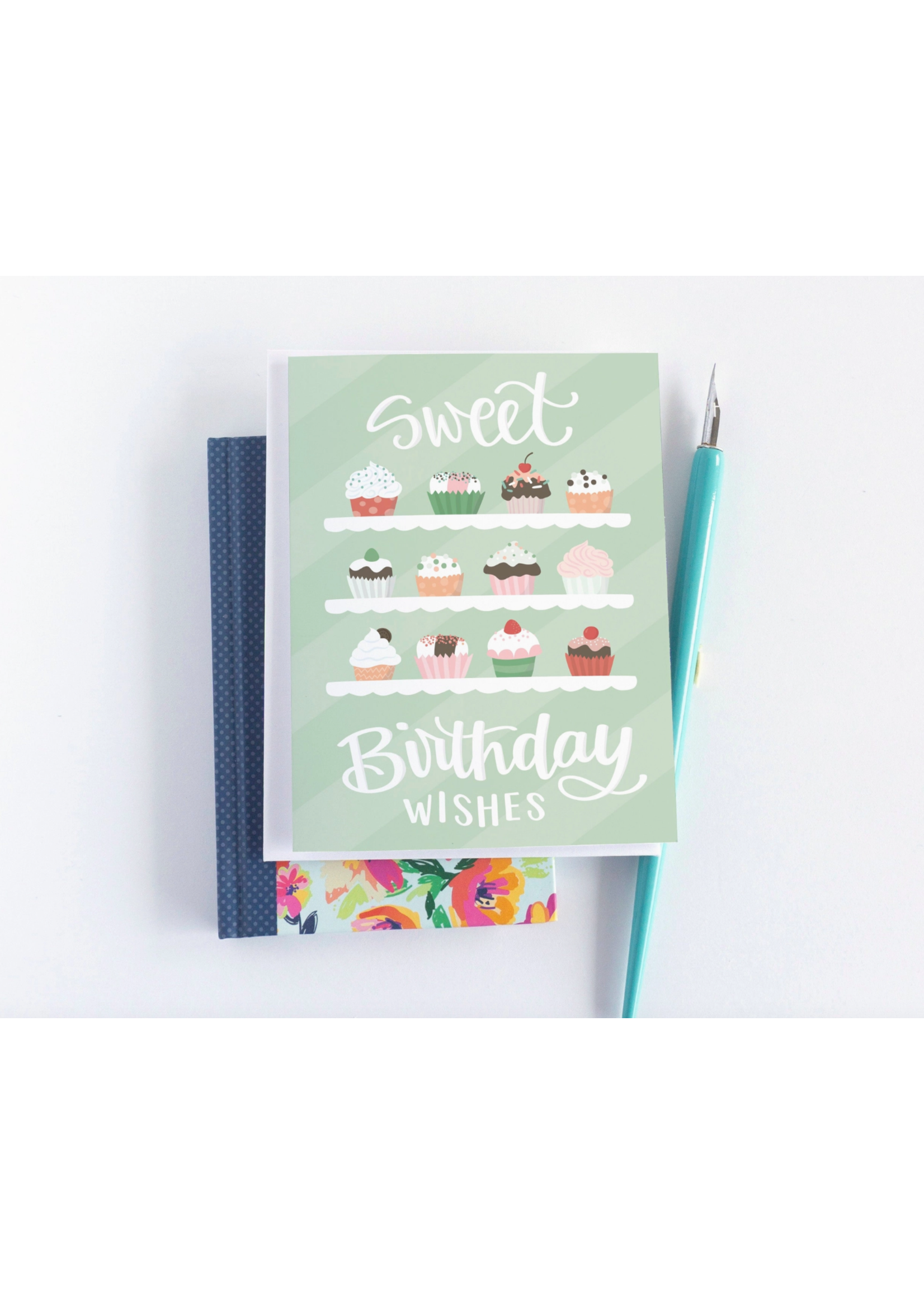 Pedaller Designs Sweet Birthday Wishes Cupcakes