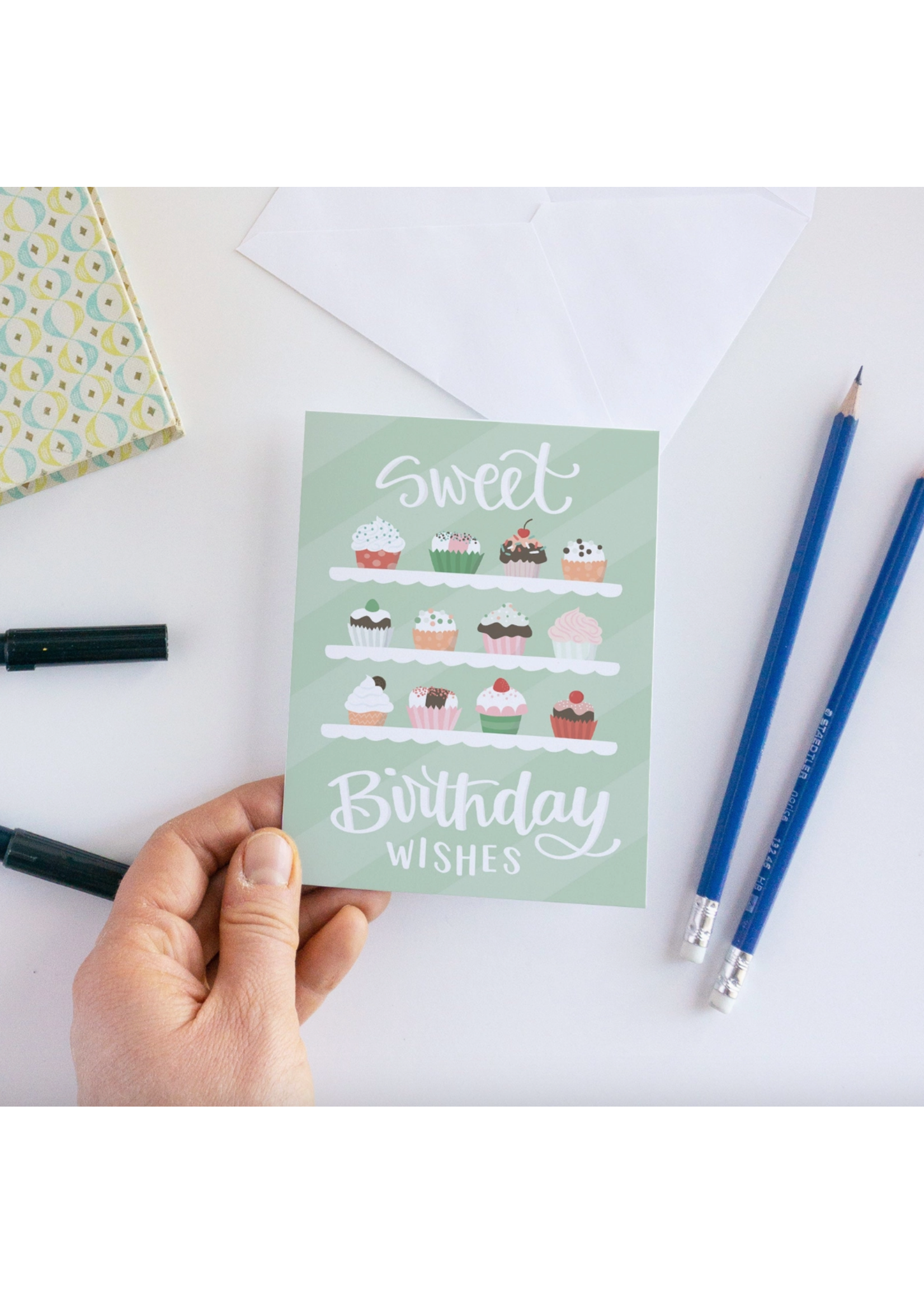 Pedaller Designs Sweet Birthday Wishes Cupcakes