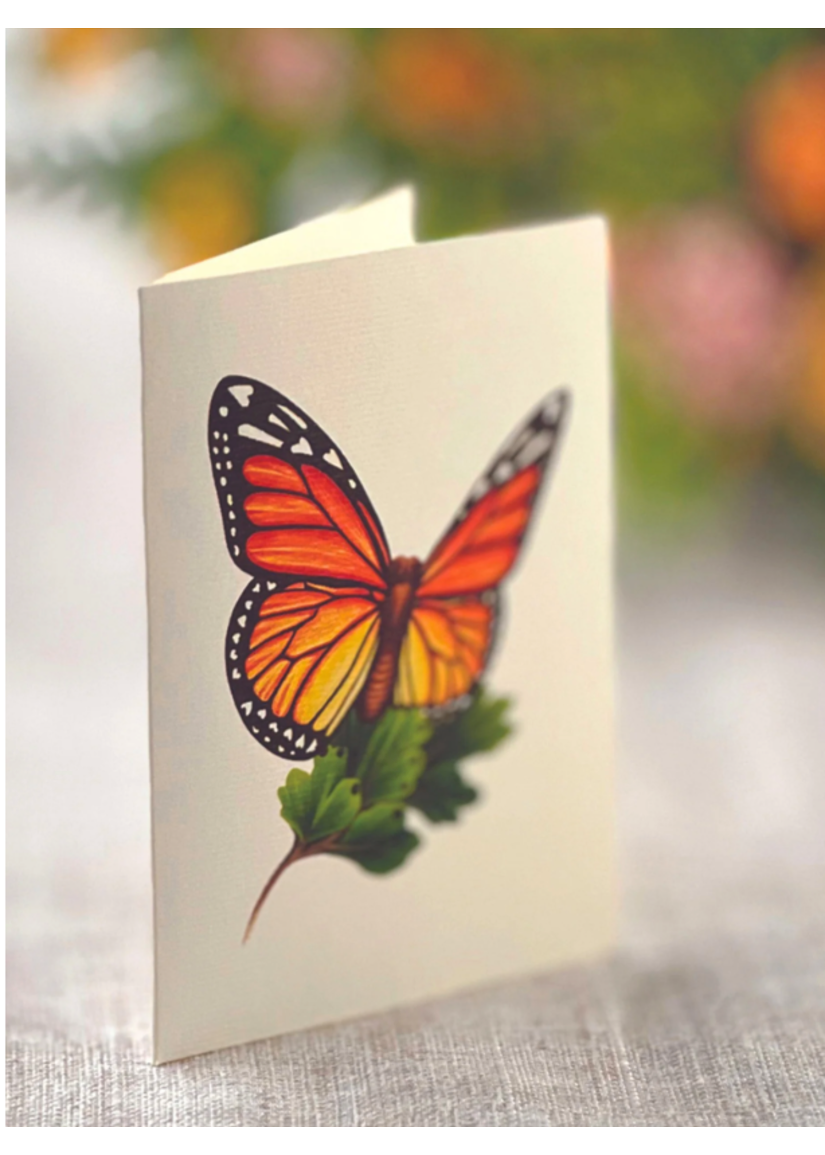 Fresh Cut Paper Butterflies and Buttercups Pop Up Flower Bouquet