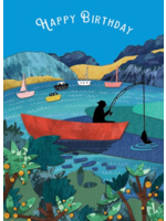 Calypso Cards Fishing Birthday