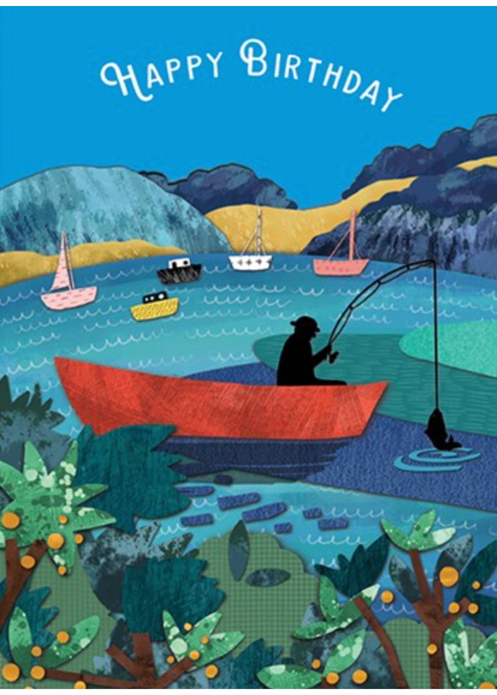 Calypso Cards Fishing Birthday